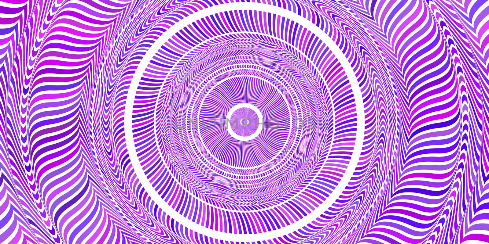 Lilac Circles Art Action Background. Round Wheel Rhythm Backdrop. Center Concept.