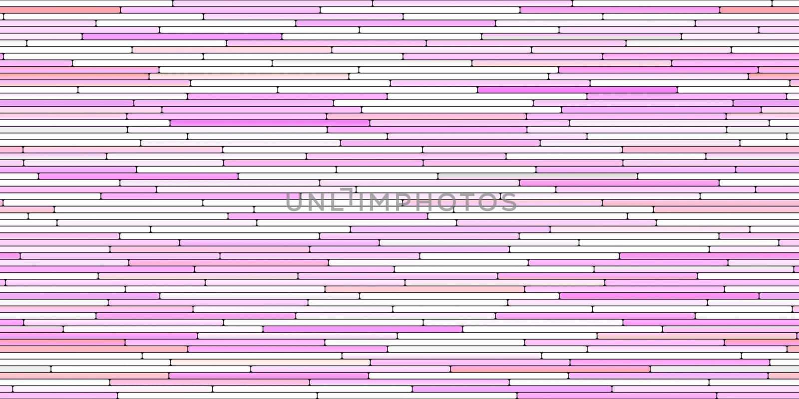 Light Lilac Random Line Sections Background. Colorful Along Segments Texture. Abstract Color Layered Horizontal Cells. by sanches812