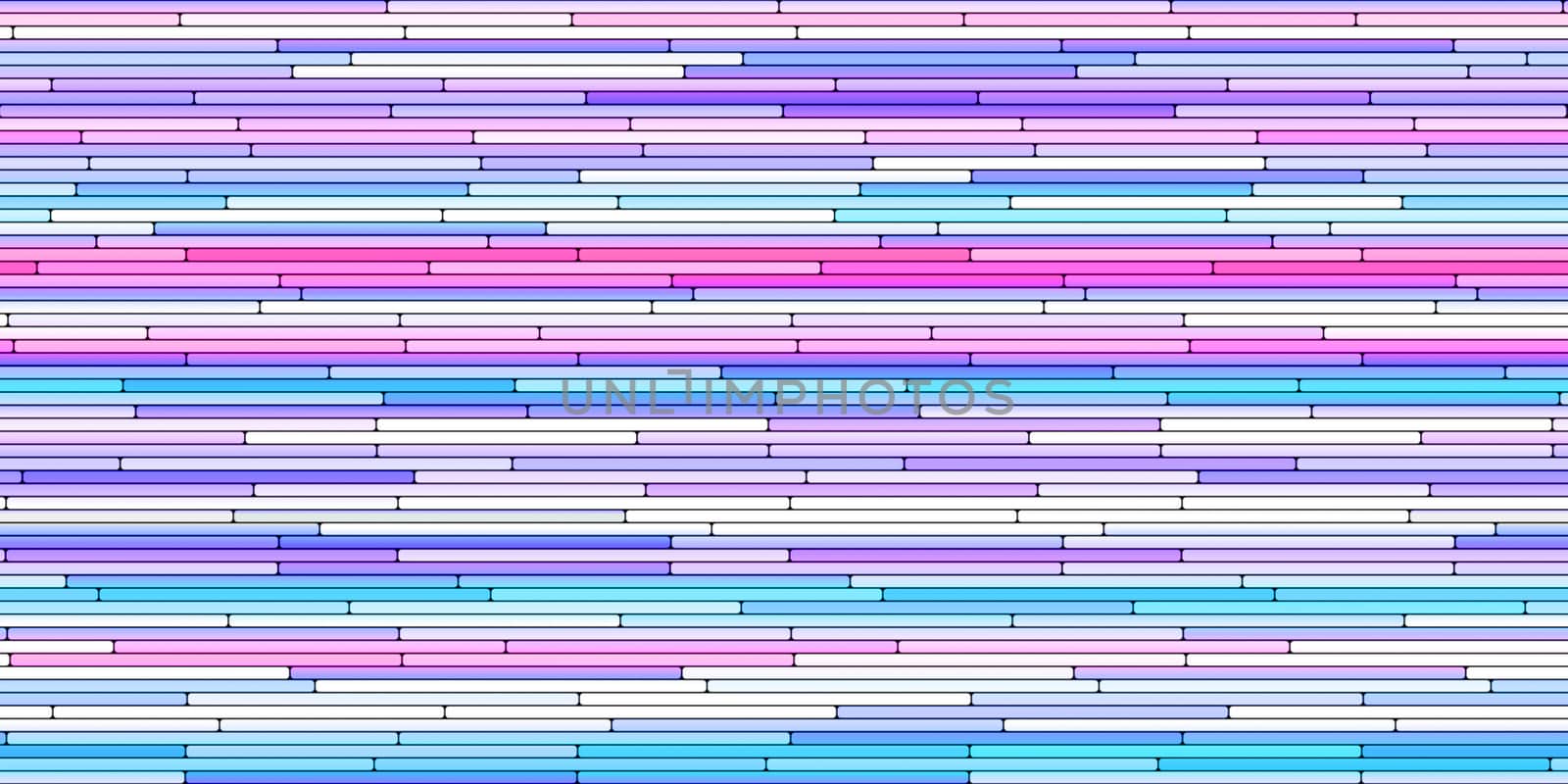Light Lilac Blue Random Line Sections Background. Colorful Along Segments Texture. Abstract Color Layered Horizontal Cells.