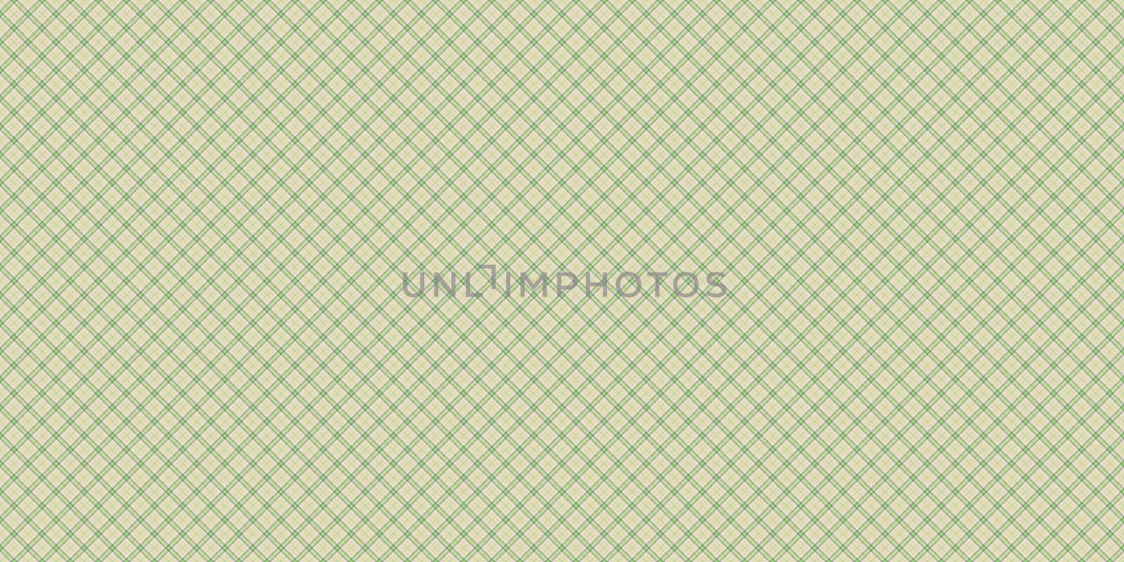 Light Yellow Seamless Checkered Rhombuses Pattern. Plaid Rug Background. Tartan Texture.