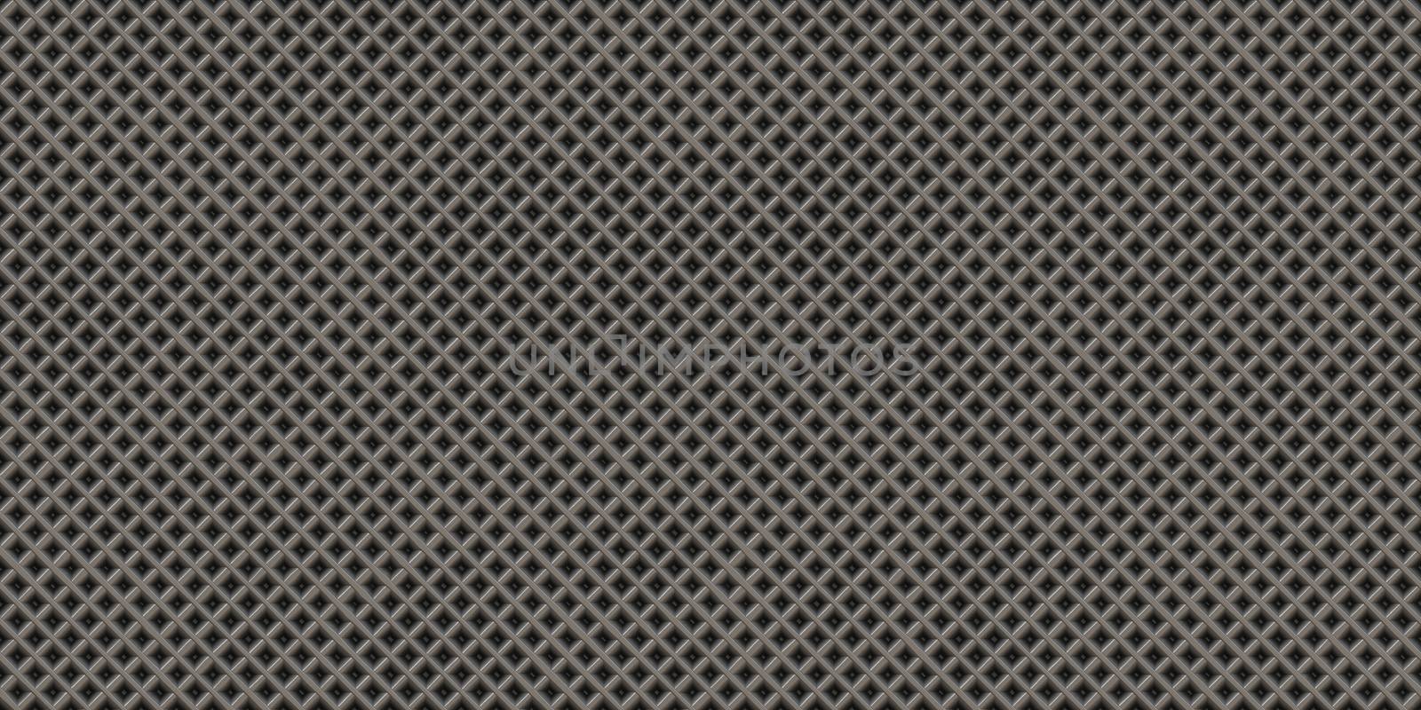 Metal rhombus pattern surface. Knurling touch texture. Knurl contact surface background.