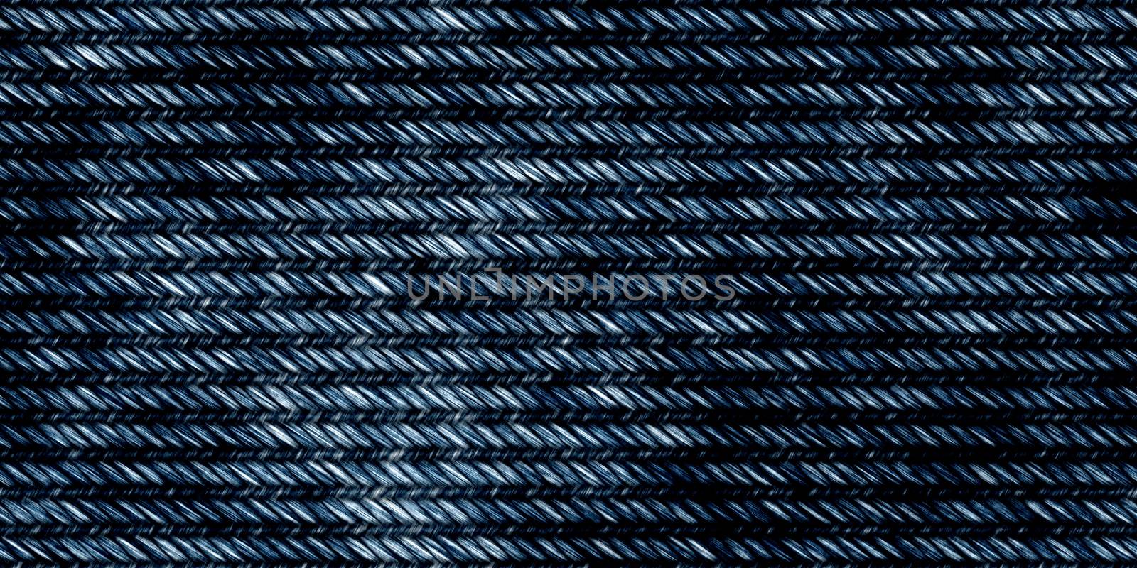 Blue Jeans Denim Seamless Textures. Textile Fabric Background. Jeans Clothing Material Surface. Grunge Wear Pattern. Macro Closeup.
