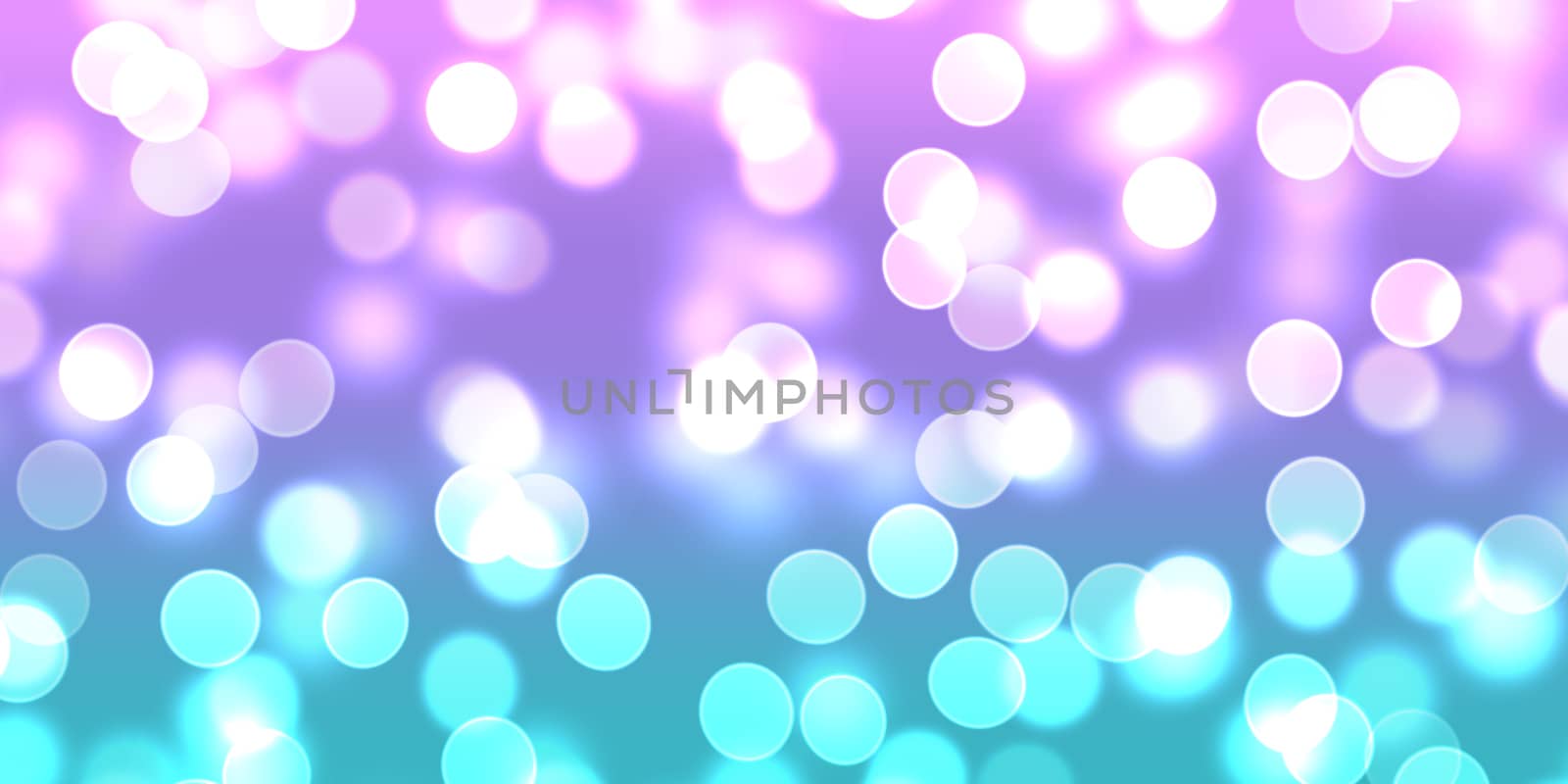 Lilac Deep Sea Blue Bright Bokeh Background. Glowing Lights Texture. Shine Celebration Backdrop.
