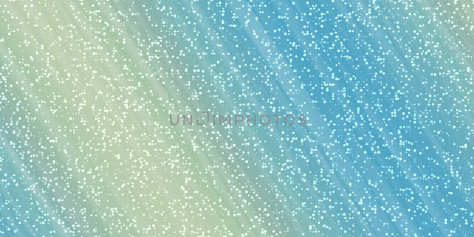 Yellow turquoise brilliance glitter shapes backdrop. Shining sparkles texture.