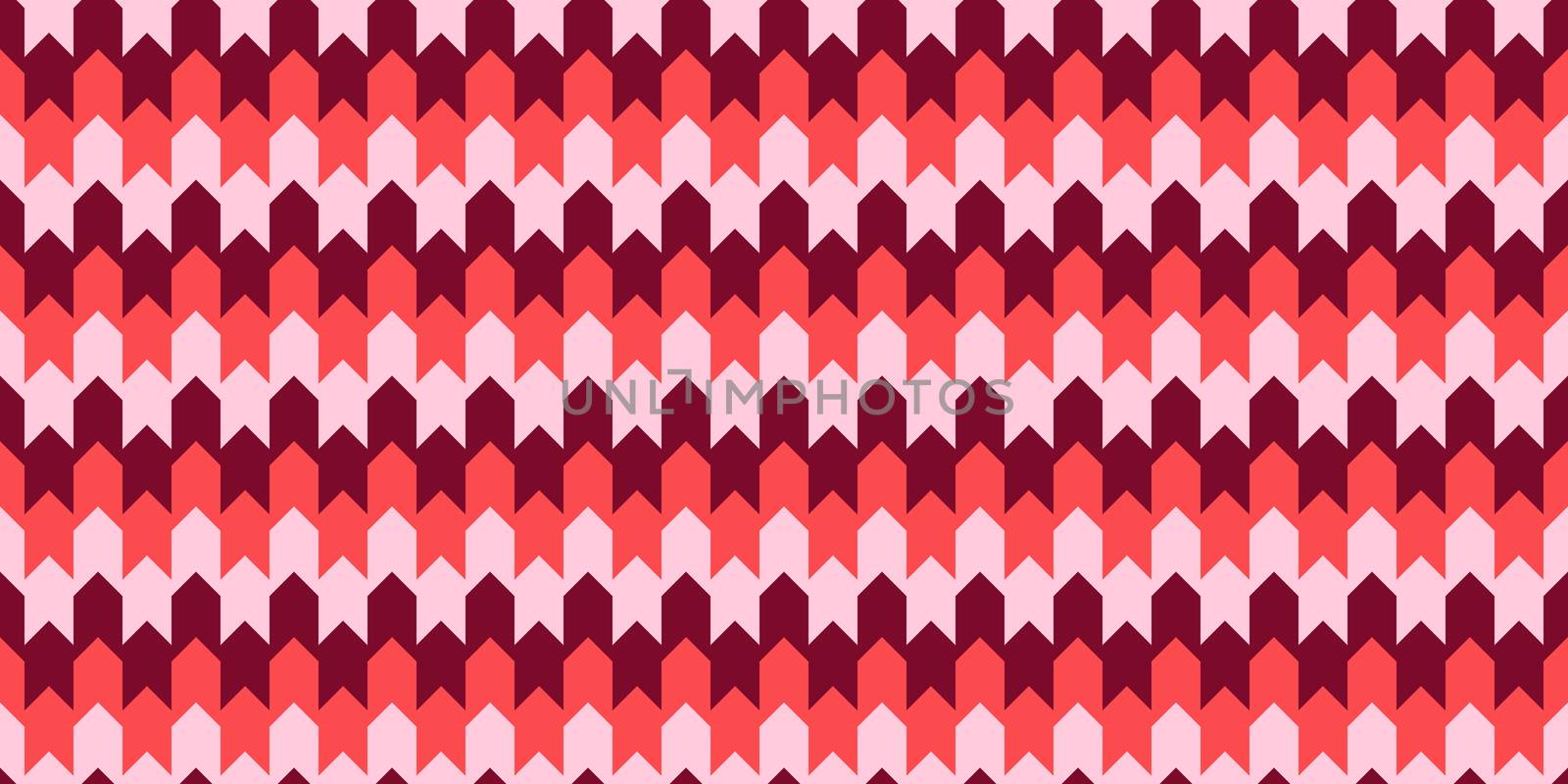 Red Scarlet Chevron Geometry Background. Seamless Zigzag Texture. Modern Striped Pattern.