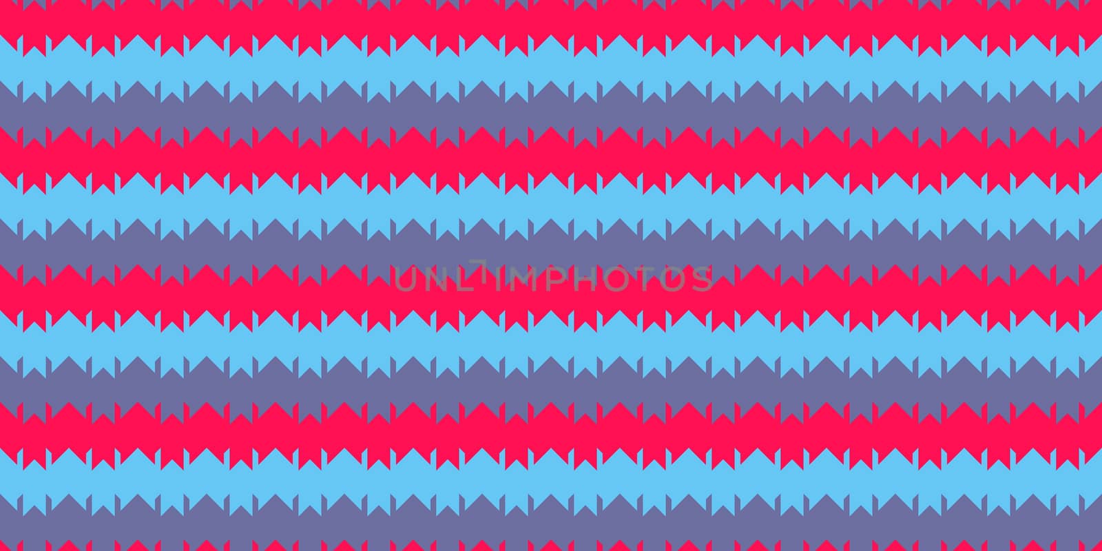 Pink Blue Violet Chevron Geometry Background. Seamless Zigzag Texture. Modern Striped Pattern.