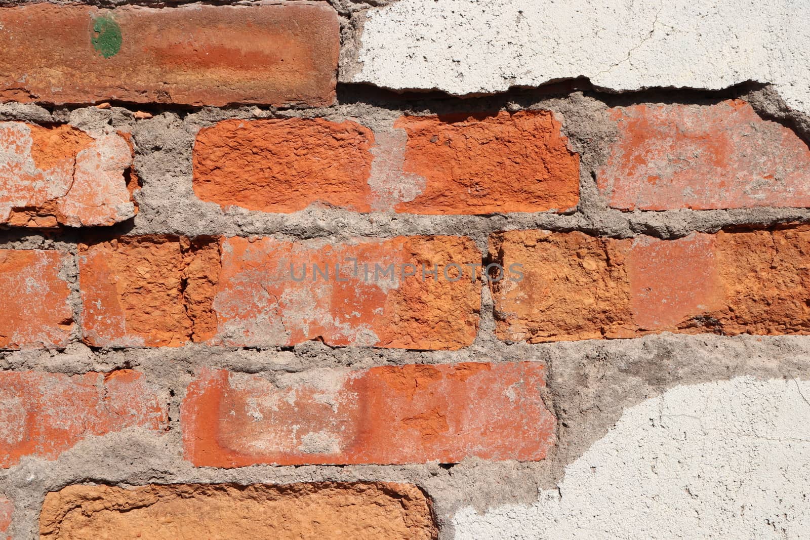 Destroyed Bricks Wall