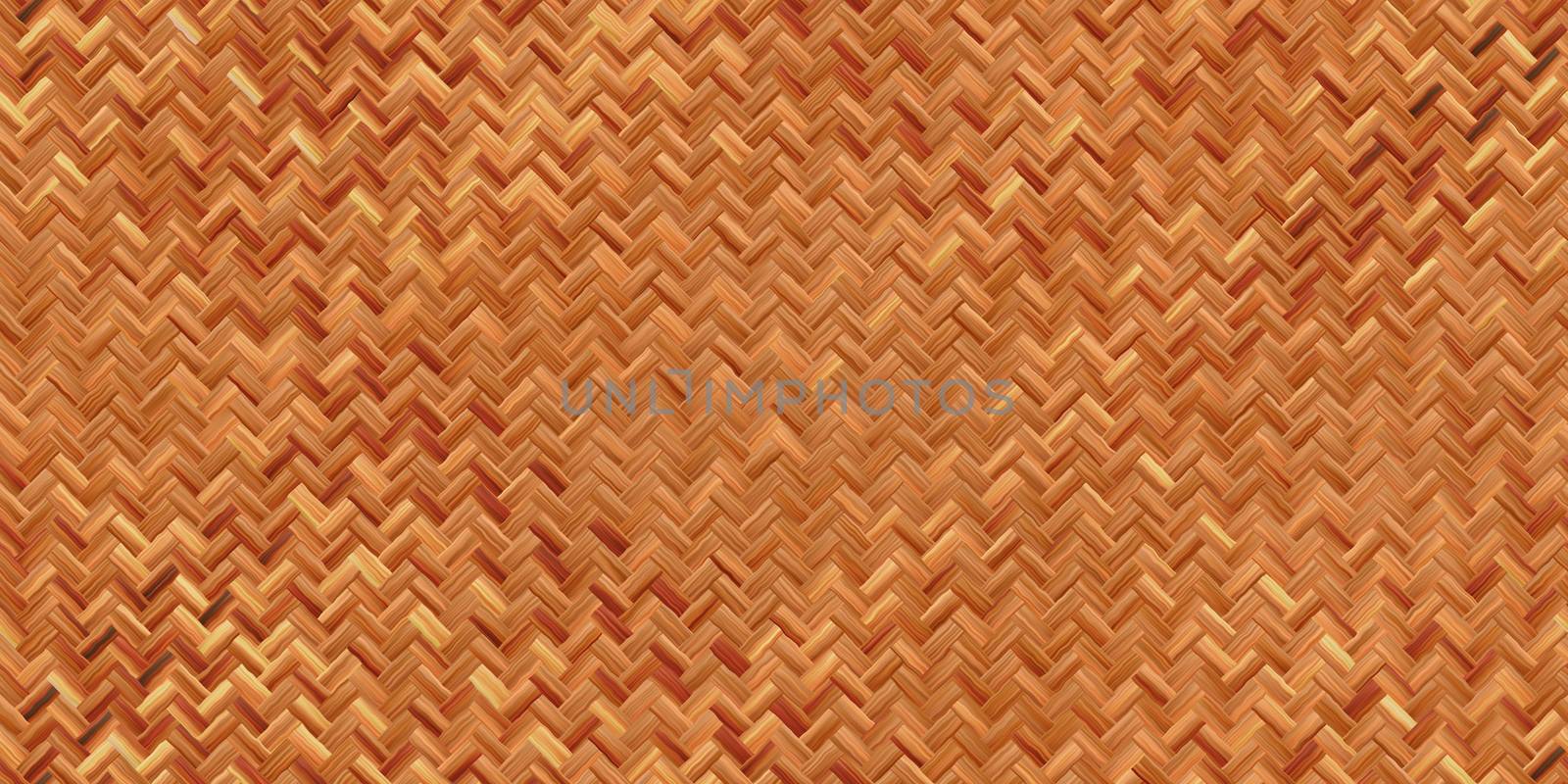 Seamless Basket Weaving Background. Woven Wicker Straw Texture.