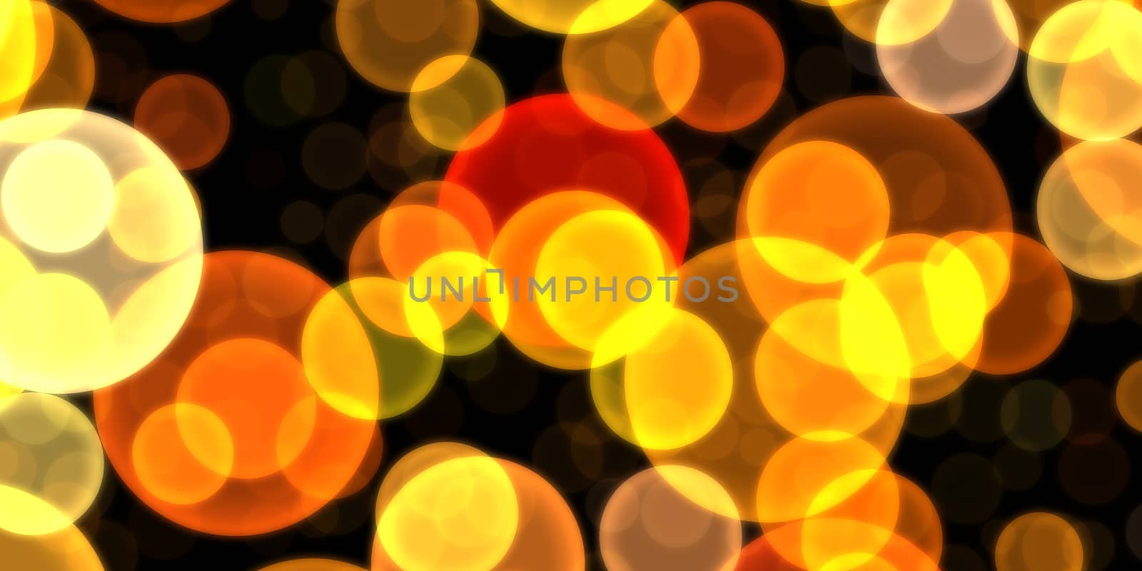 Orange Bokeh Background. Shine Blurred Texture. Glowing Glitter Backdrop. by sanches812