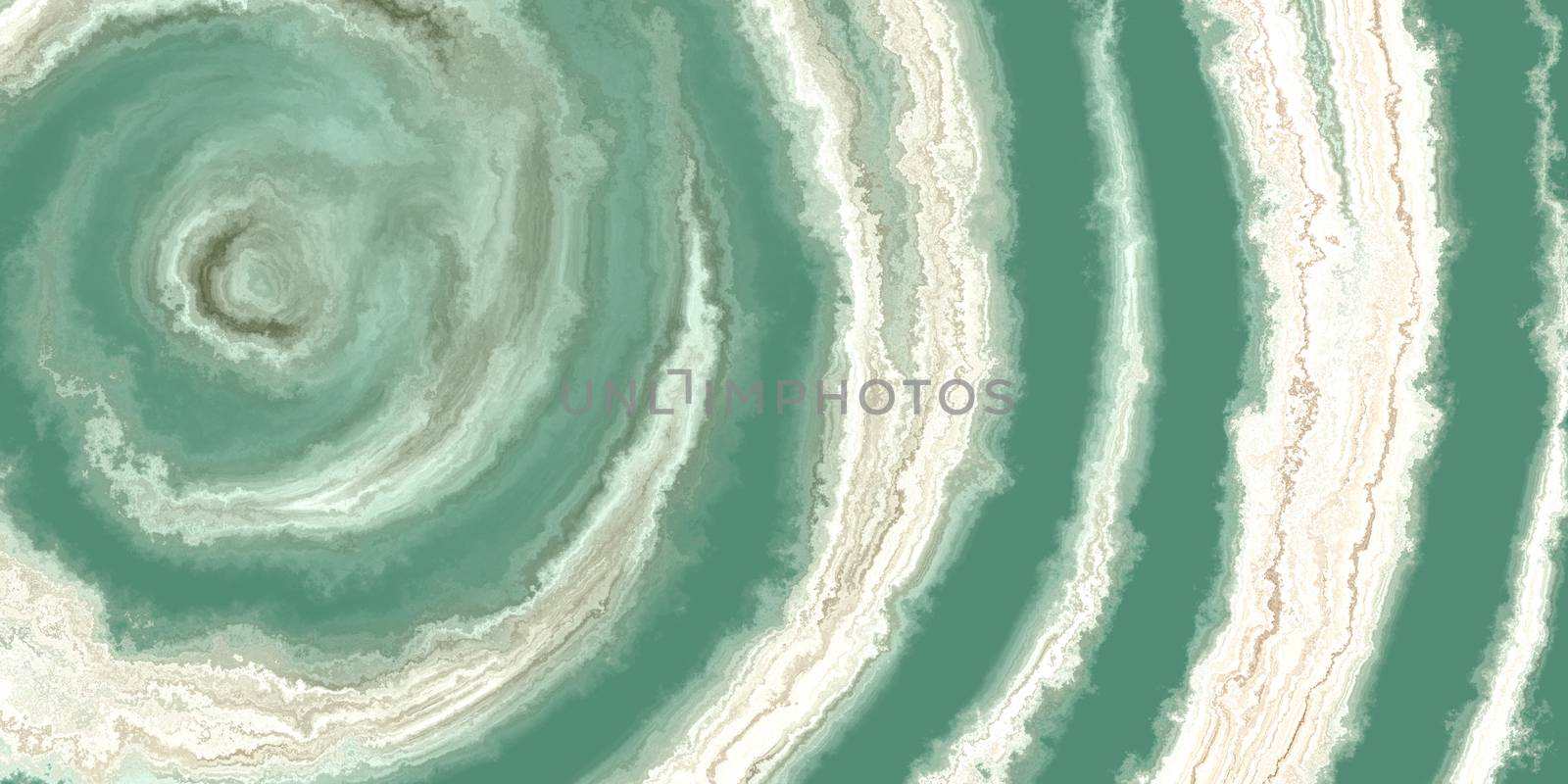ea Green Agate Mineral Texture. Stripe Circles Stone Pattern Surface Background. by sanches812