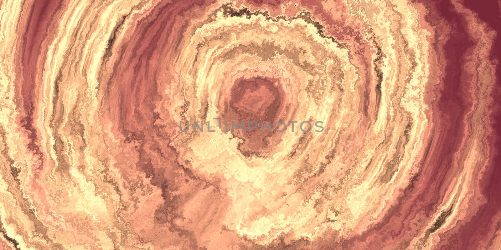 Red Agate Mineral Texture. Stripe Circles Stone Pattern Surface Background.