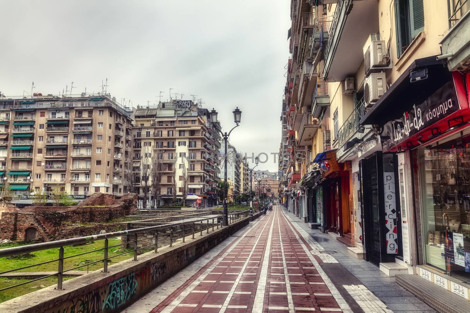 Thessaloniki in the days of the coronavirus  by ververidis