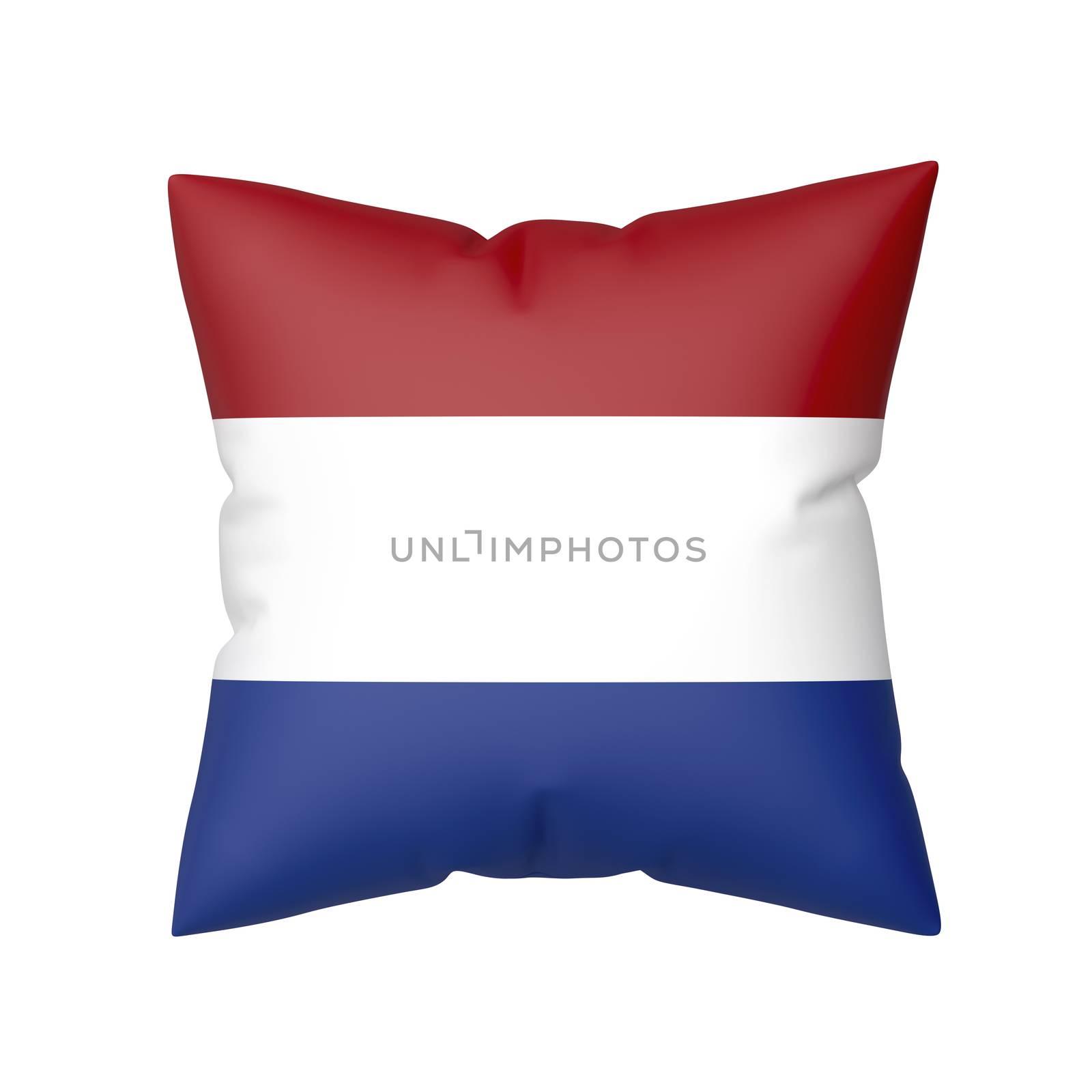 Pillow with the flag of the Netherlands by magraphics