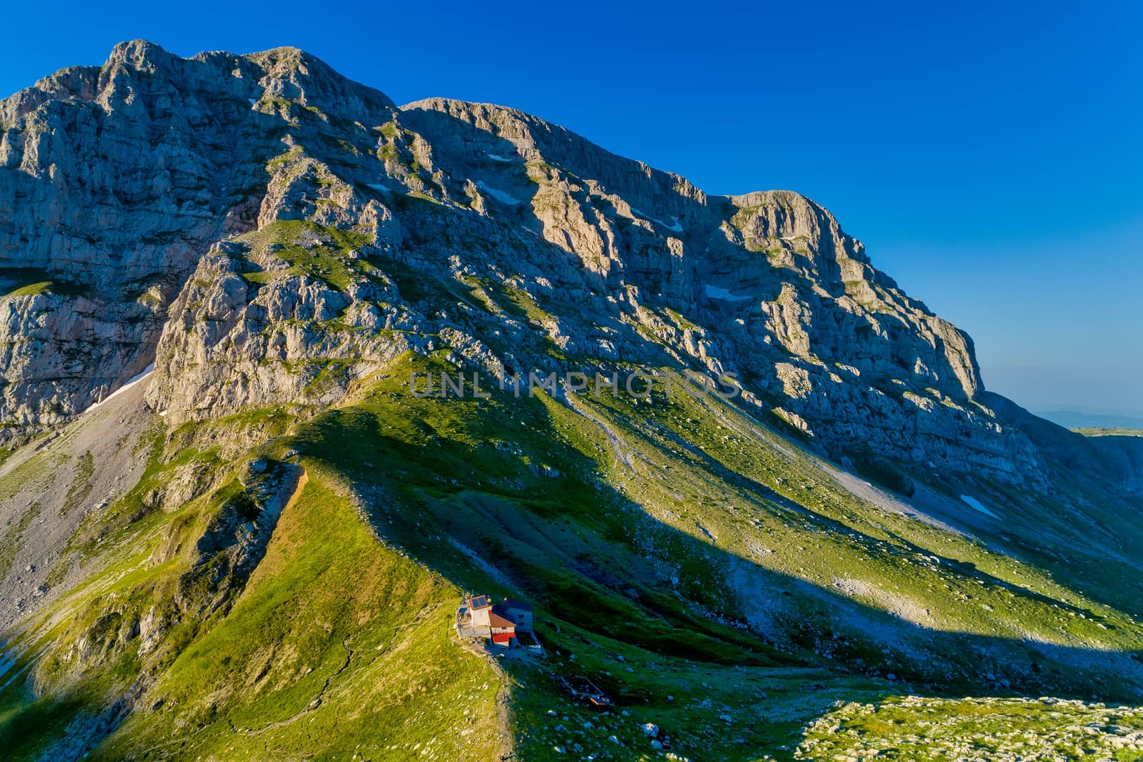 A breathtaking panoramic view of Mountain Tymfi in Zagori region, Epirus, Northern Greece.