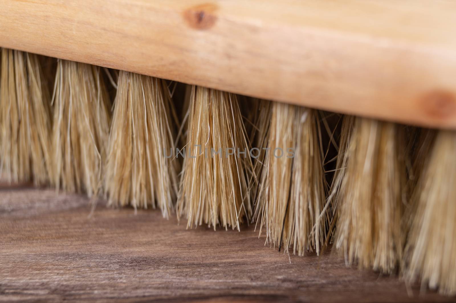 Vintage shoe brush with wooden handle  by alexsdriver