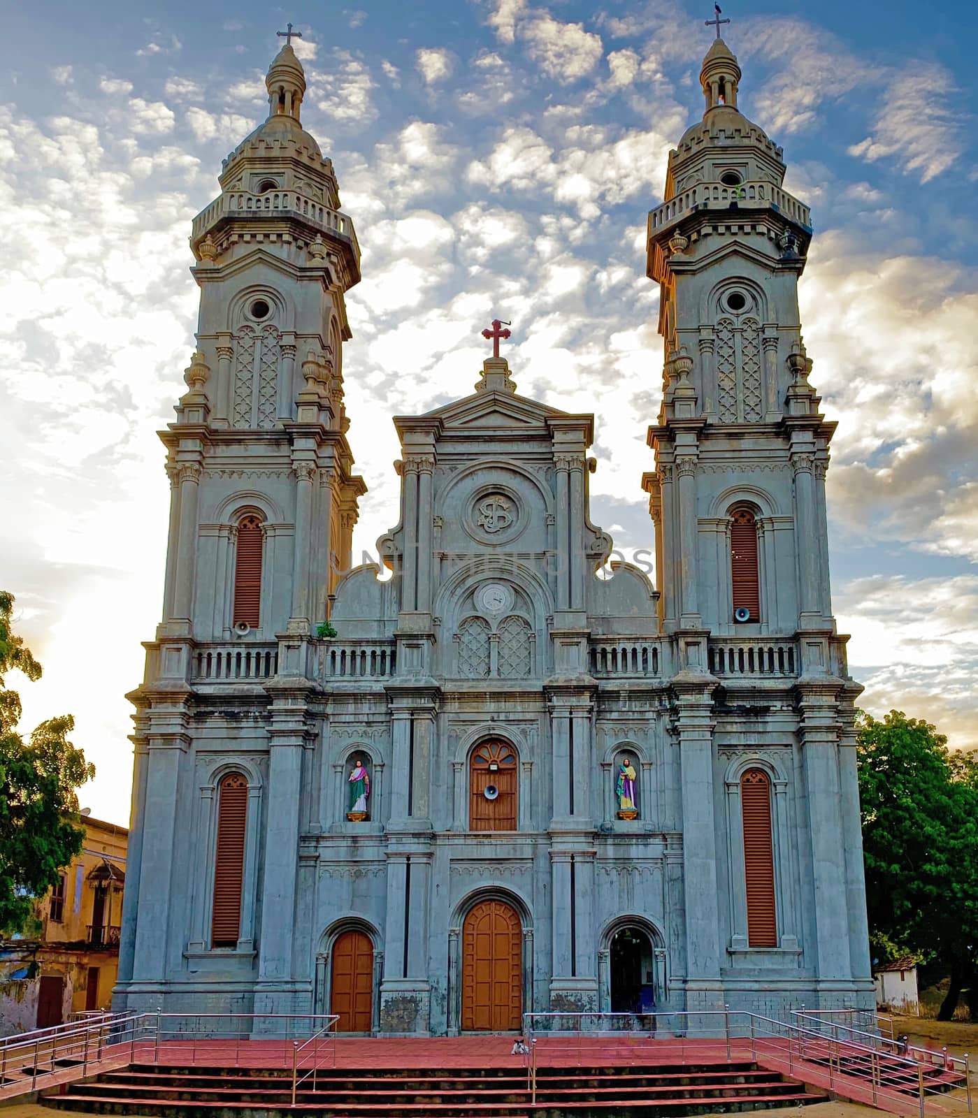 Saint joseph's cathedral church is the famous religious place in Manapad attract many christian people in the city