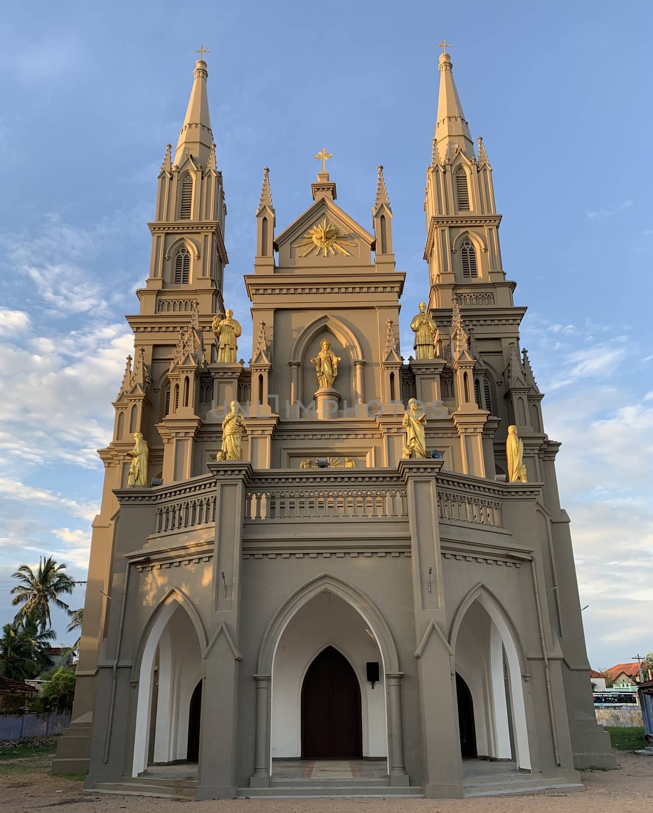 Holy Ghost cathedral church is the famous religious place in Manapad attract many christian people in the city