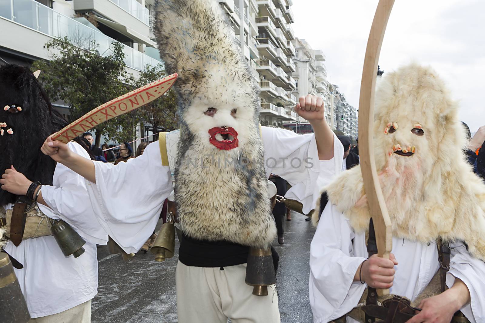 Bell bearers Parade in Thessaloniki by ververidis