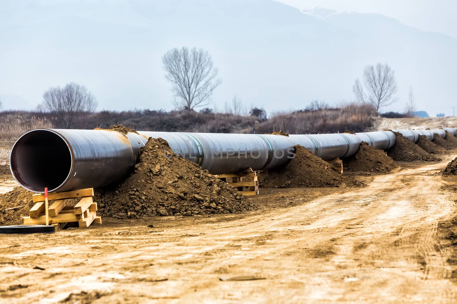 Construction of gas pipeline Trans Adriatic Pipeline - TAP by ververidis