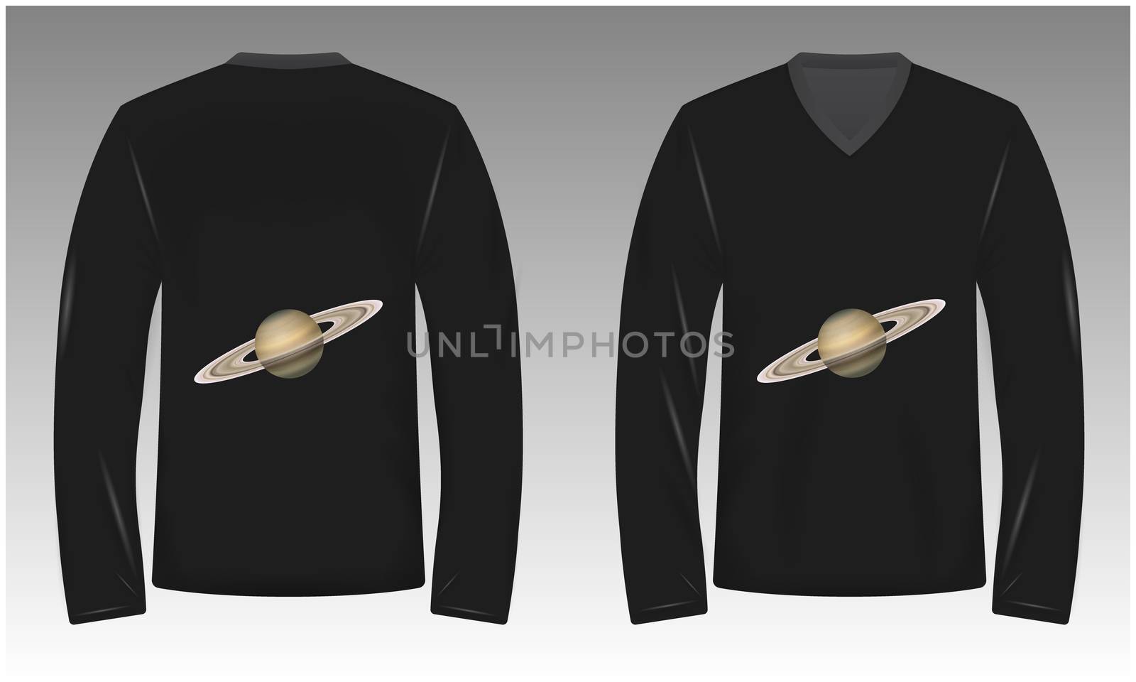 mock up illustration of male wear on abstract background