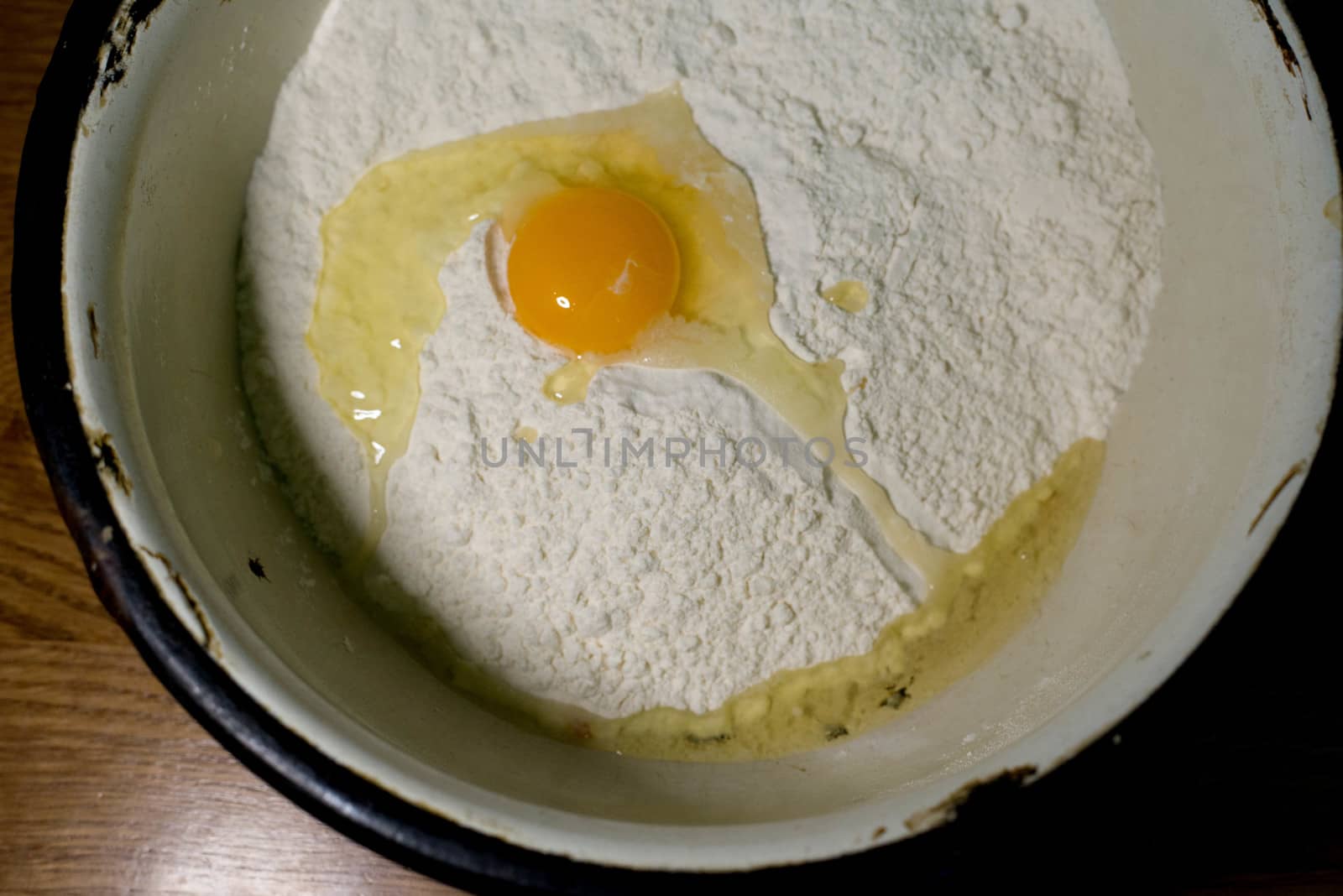 Knead the dough in a bowl by SemFid