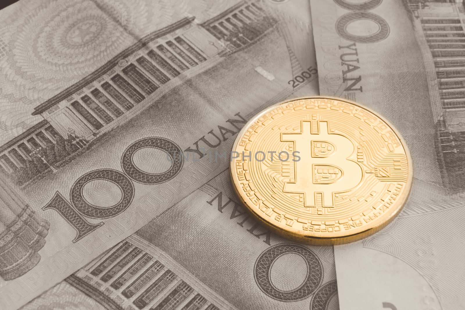 stock of physical bitcoins, btc, bitcoin, ethereum, litecoins, ripple gold and silver coins, cryptocurrency concept