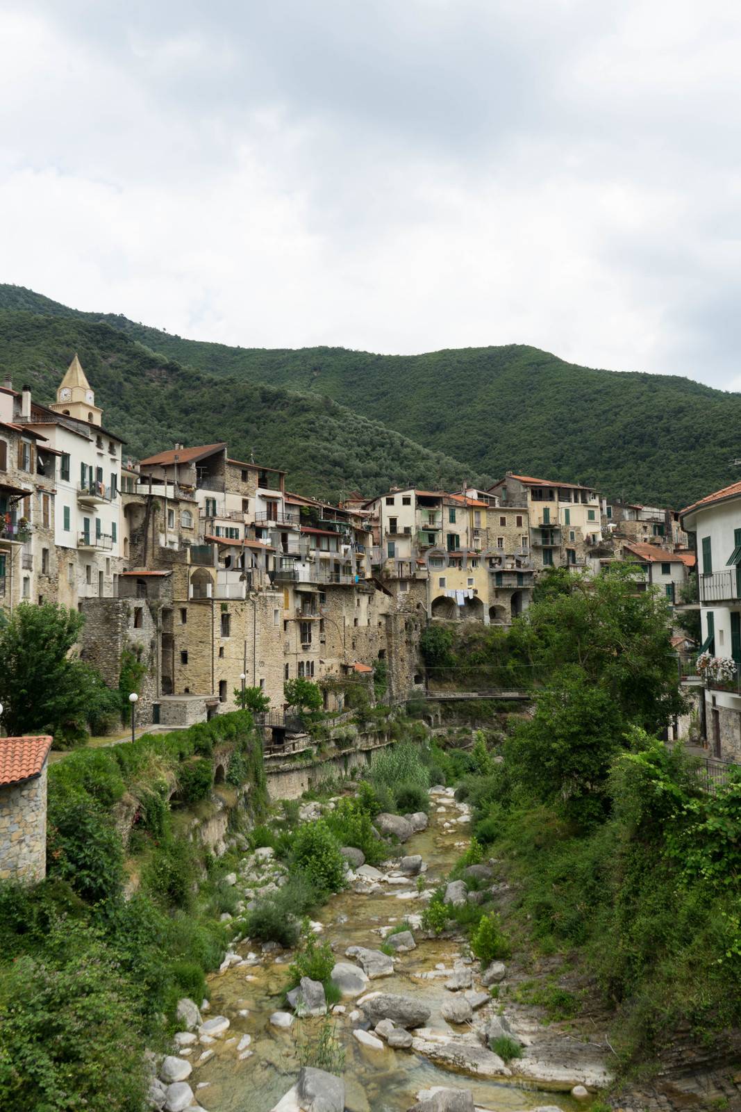 Cityscape of Rocchetta Nervina, Liguria - Italy by cosca