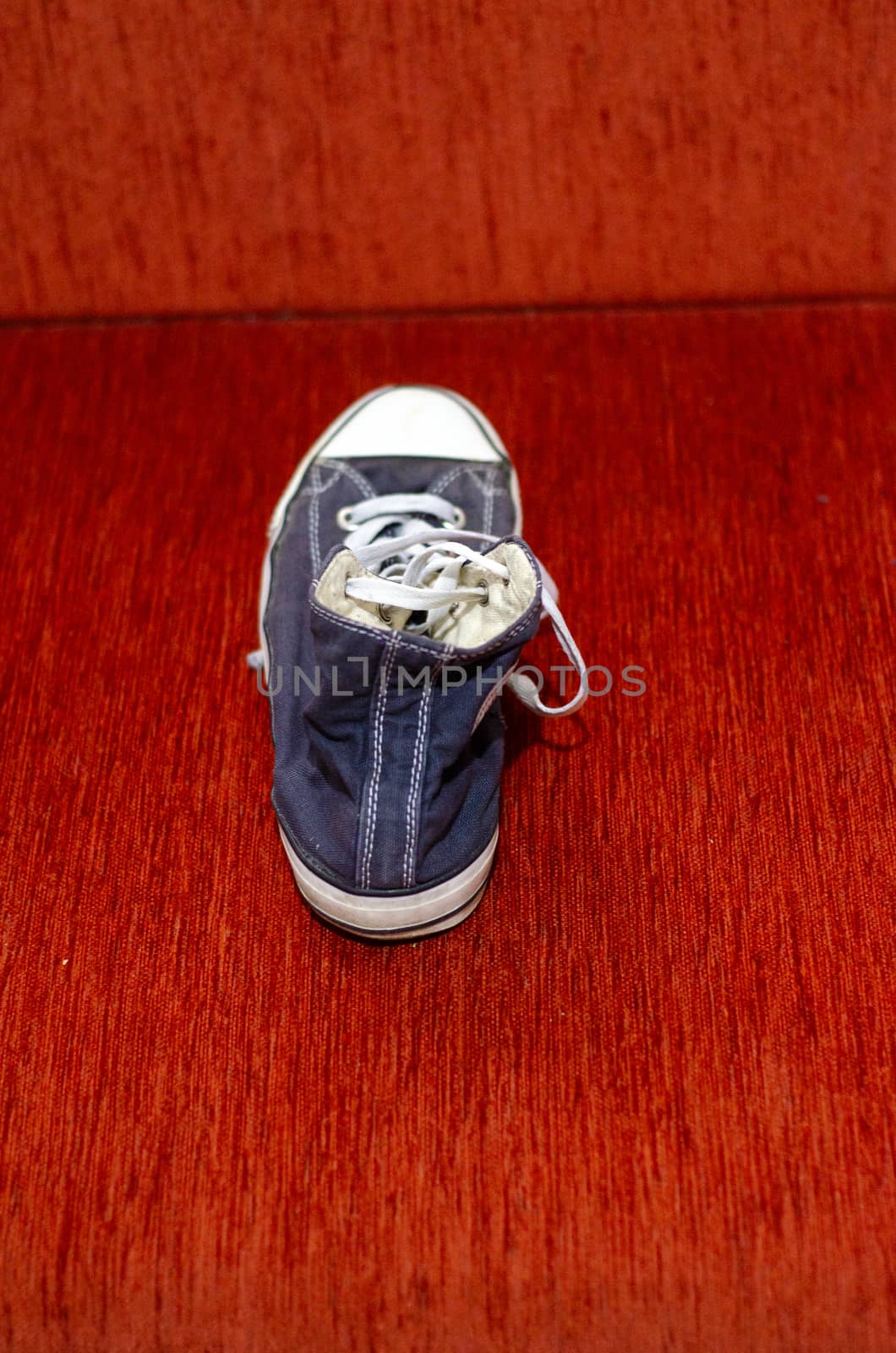 Old Blue Stylish Shoes, Fashion Blue Stylish Shoes by Hasilyus