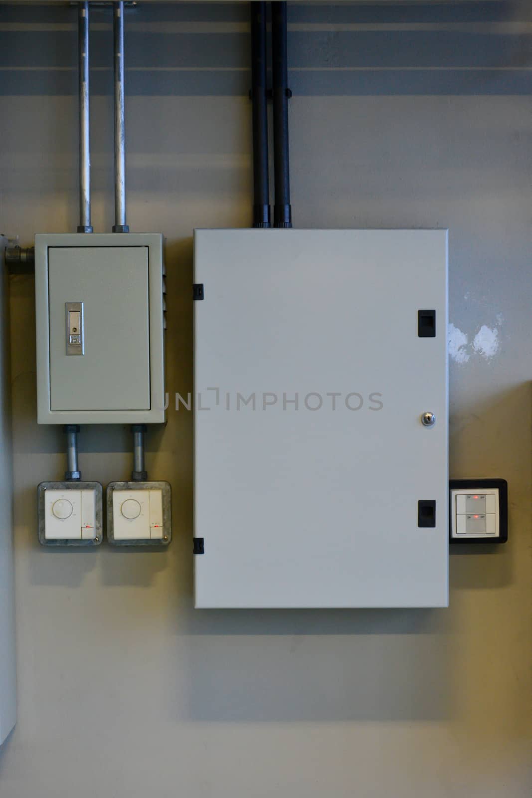 power supply boards on the wall