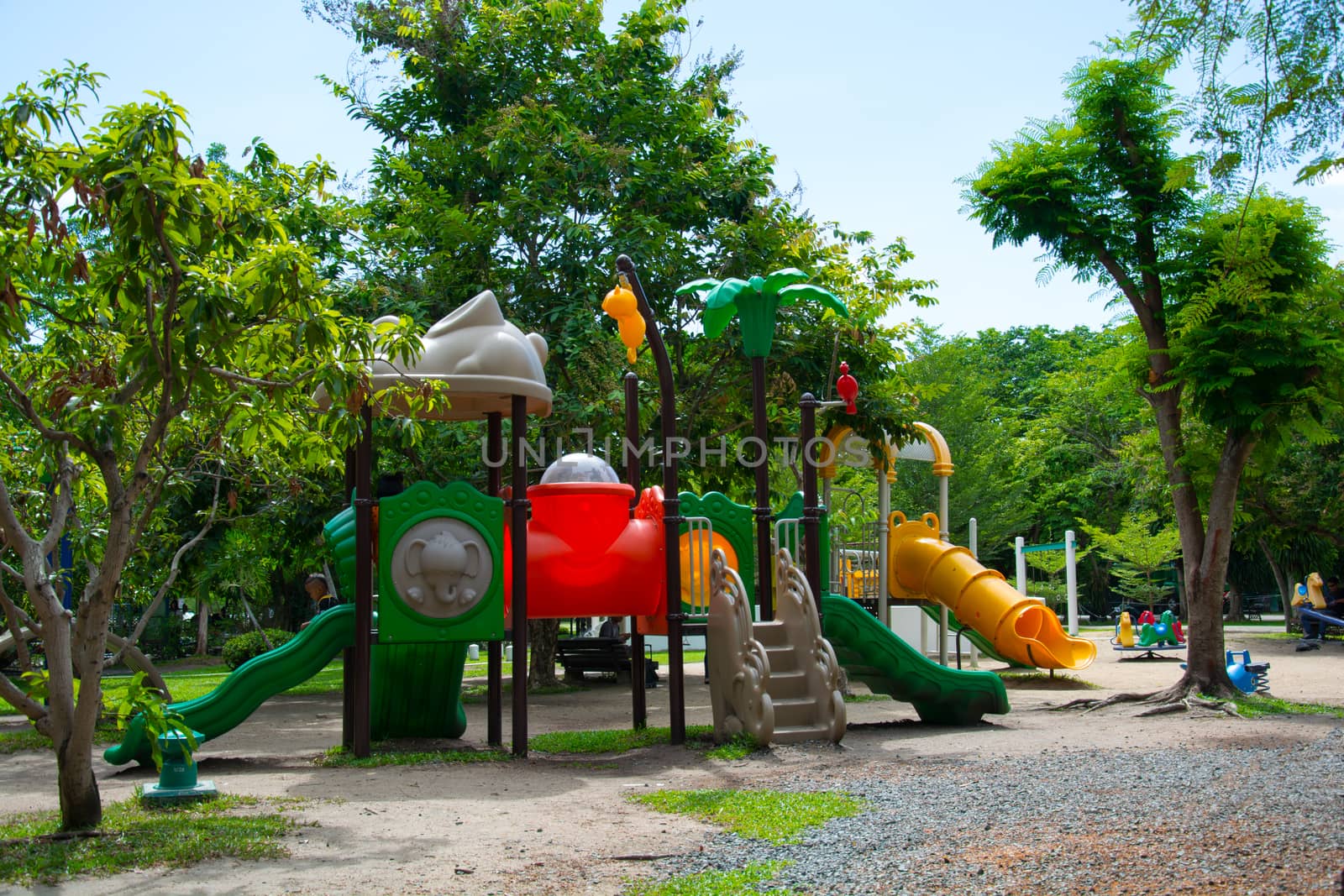 Children's playground at public park
