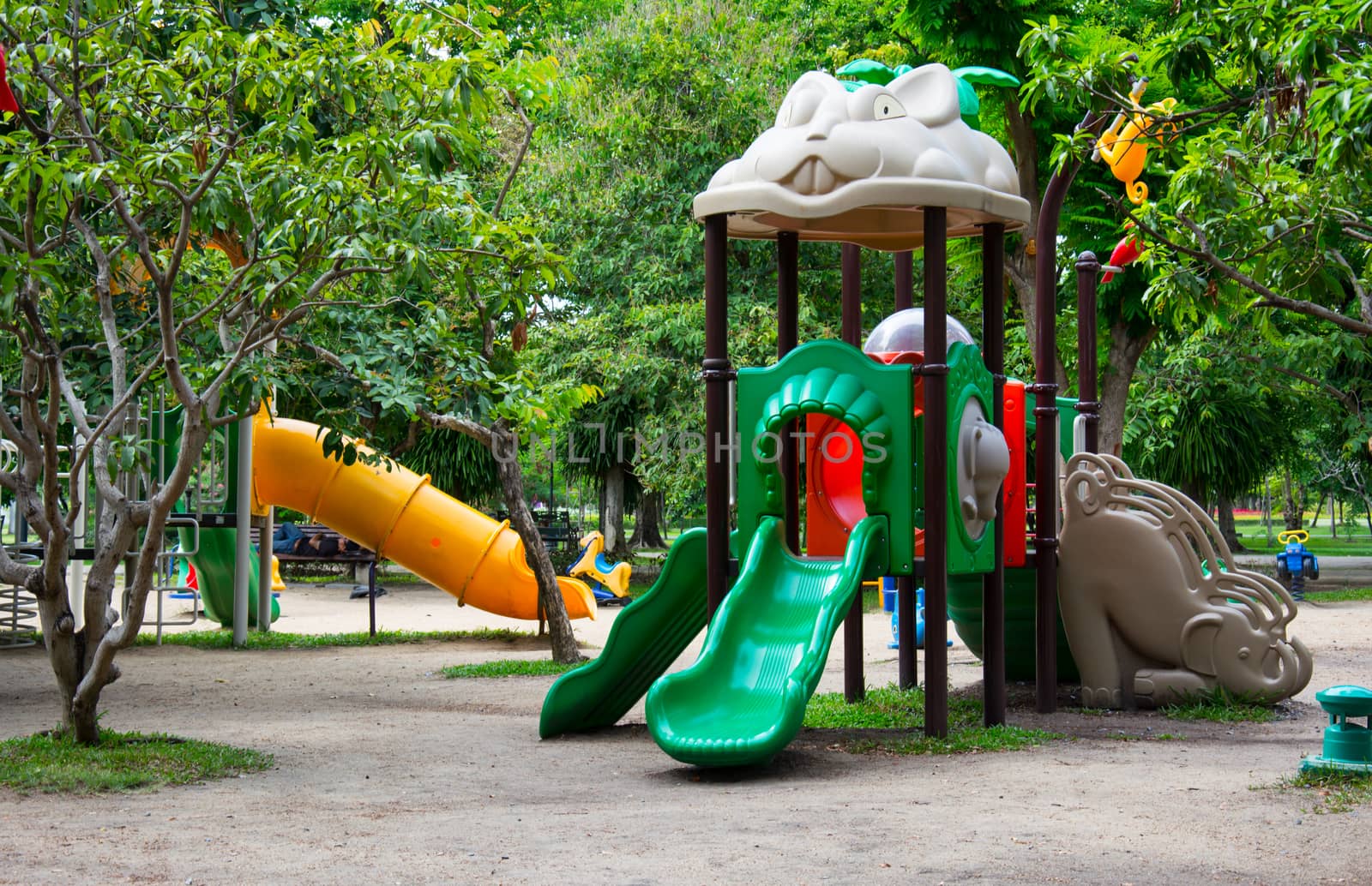 Children's playground at public park