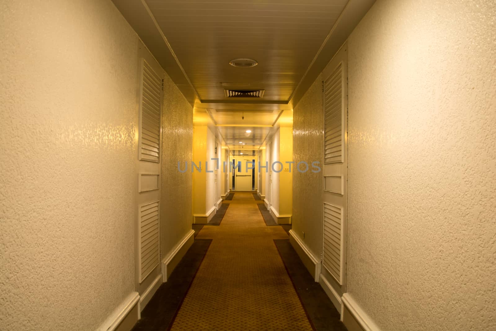 emergency fire exit outlet sign and door