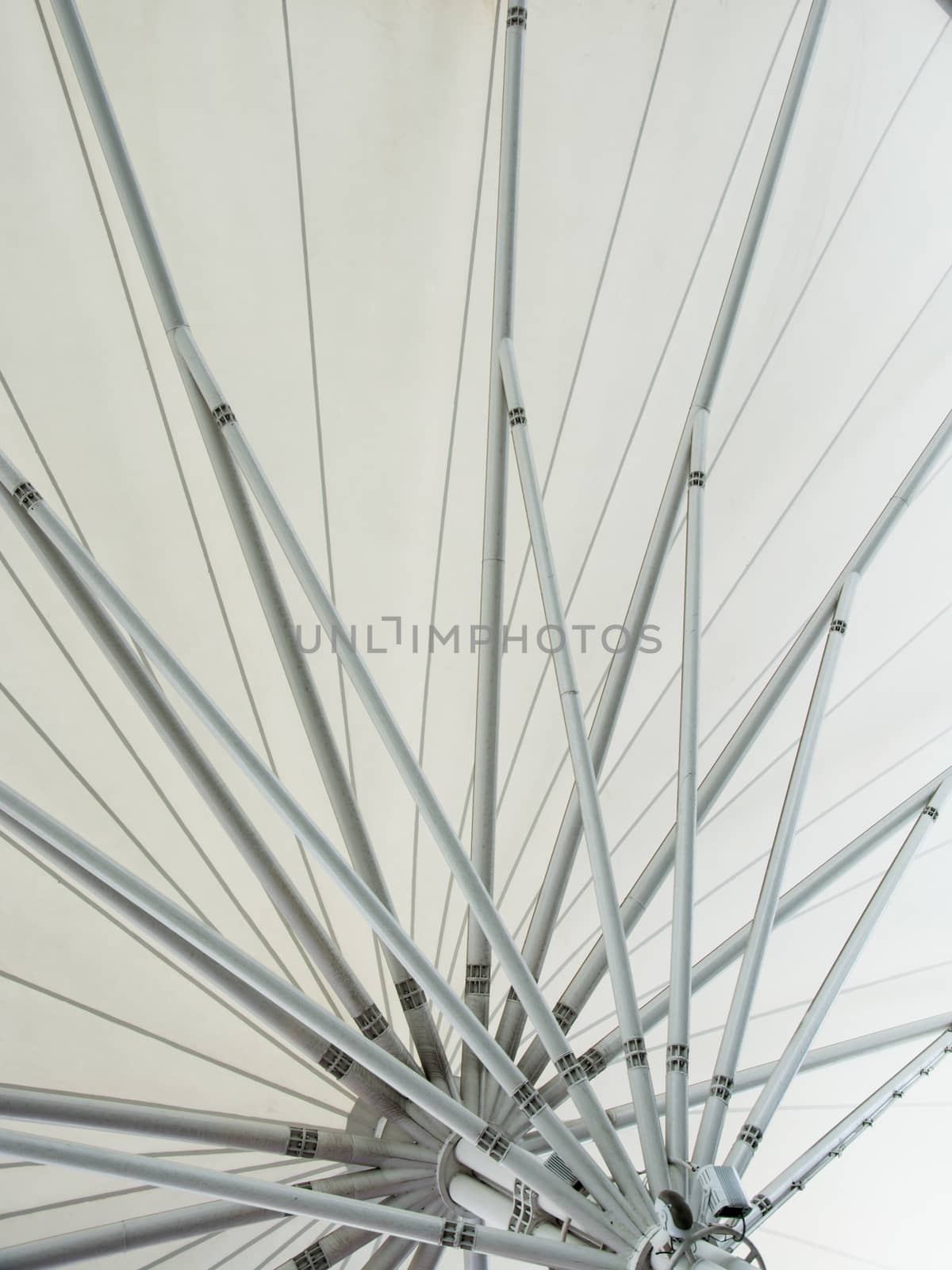 abstract modern station building structure