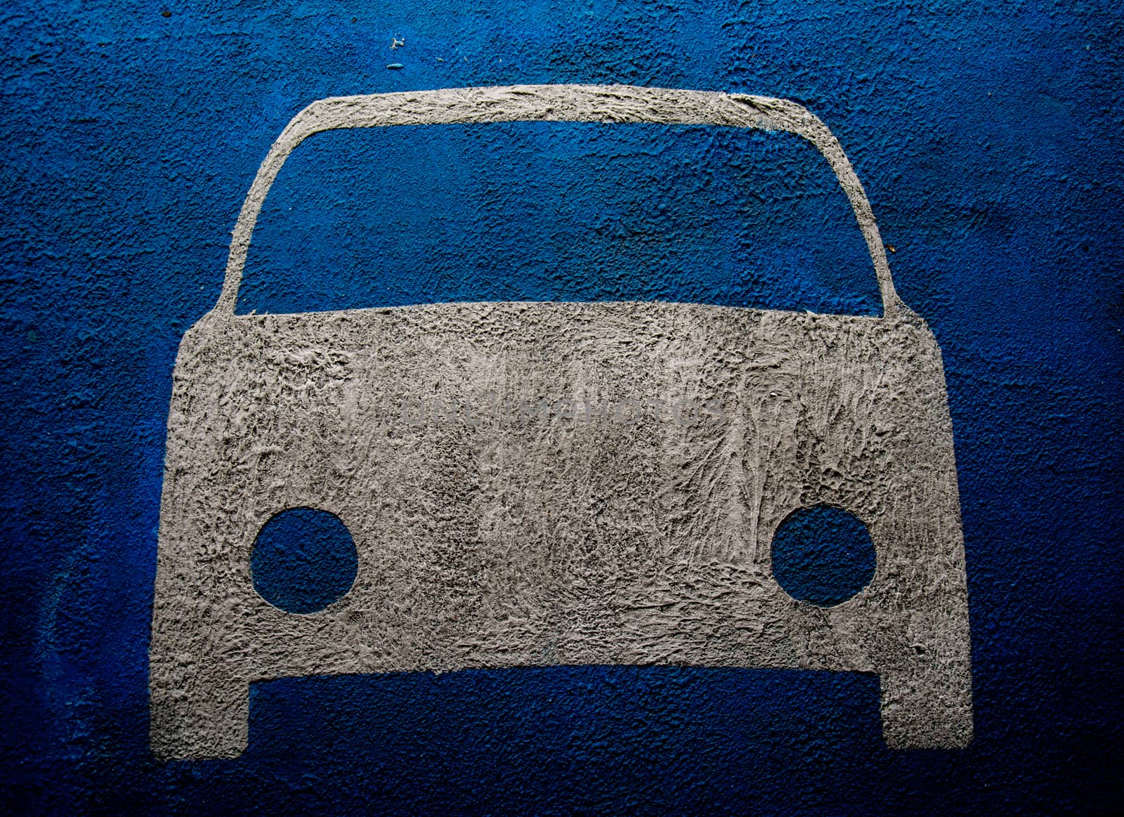 surface Car parking Colorful sign