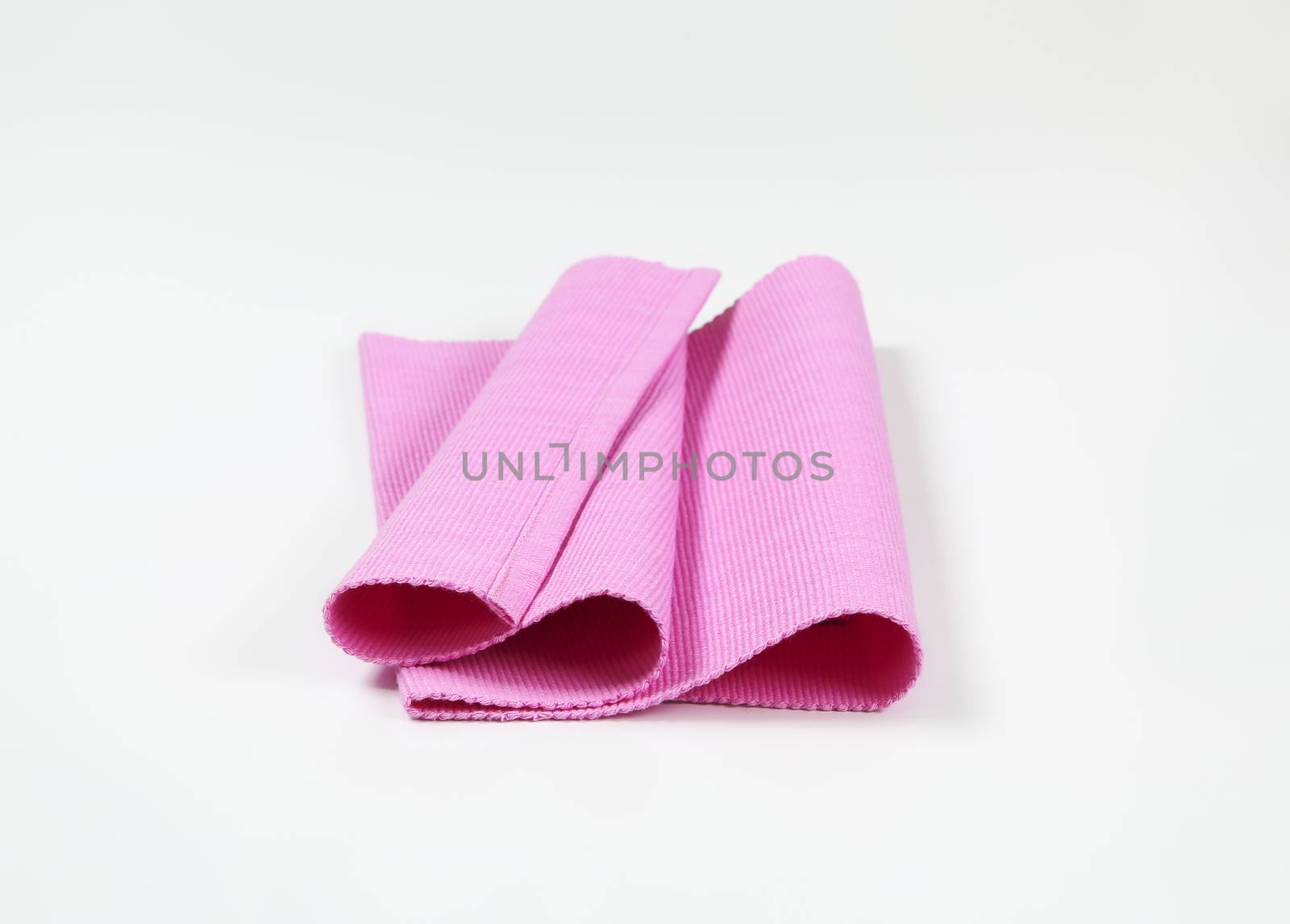 Ribbed pink placemat by Digifoodstock