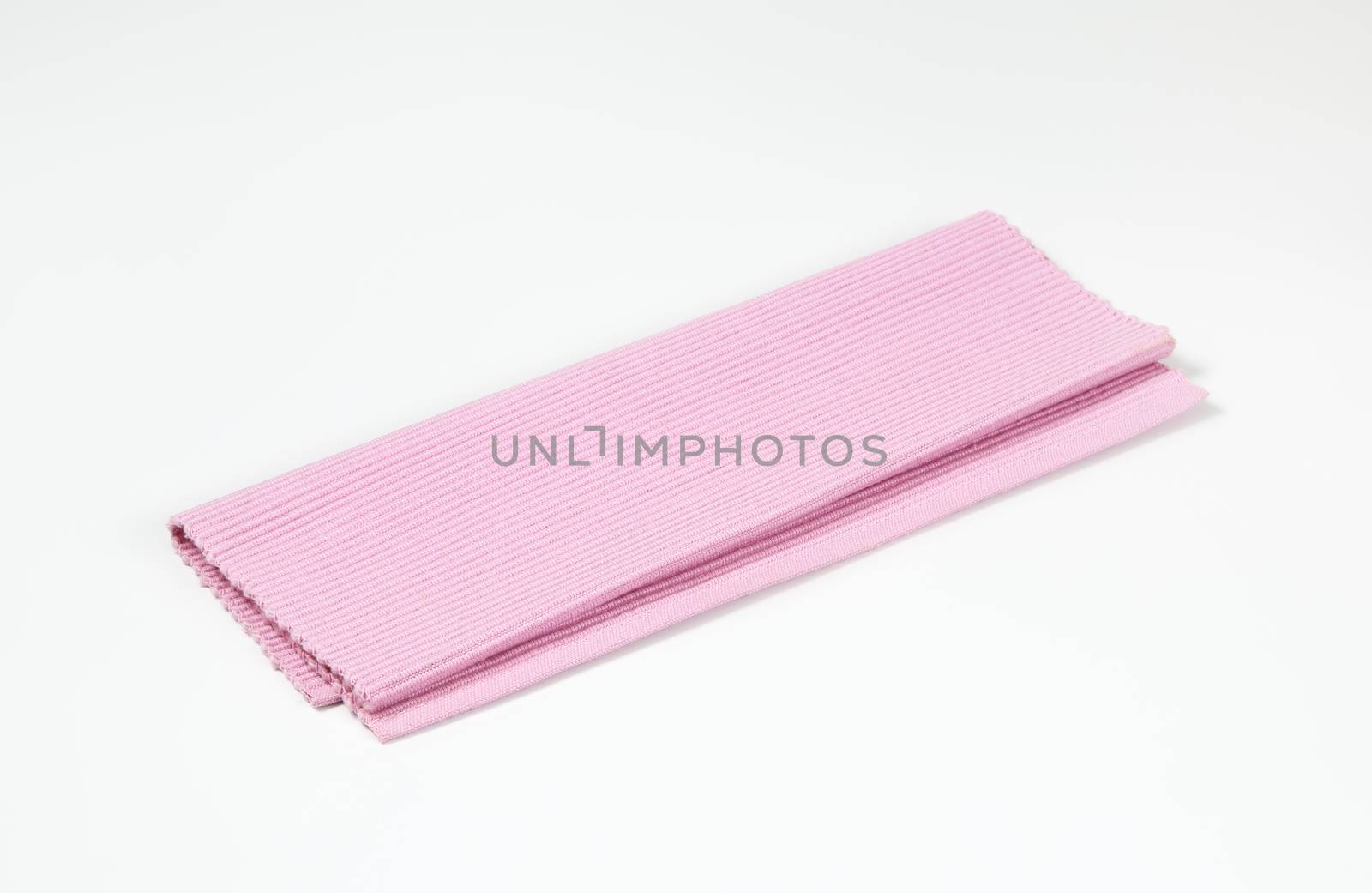 Ribbed pink placemat by Digifoodstock