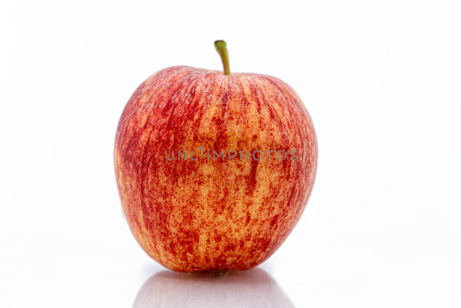 Red apple isolated on a white background, Apples are one of the most popular fruits for health benefits. by peerapixs