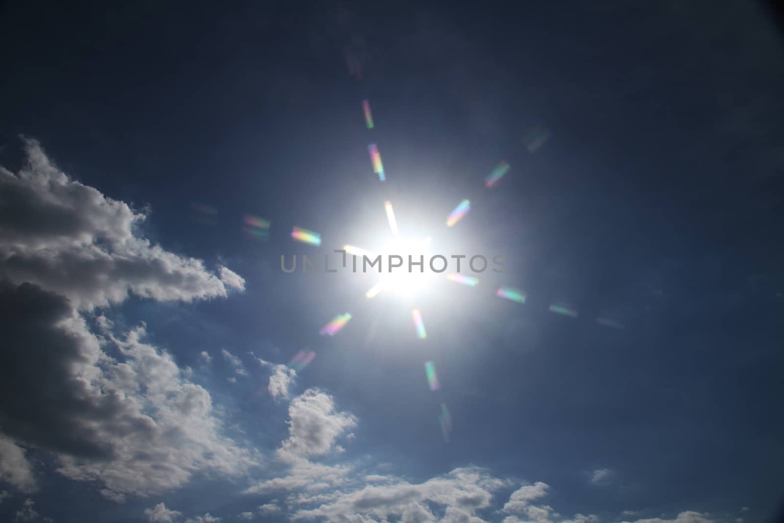 natural cloudy blue clear sky