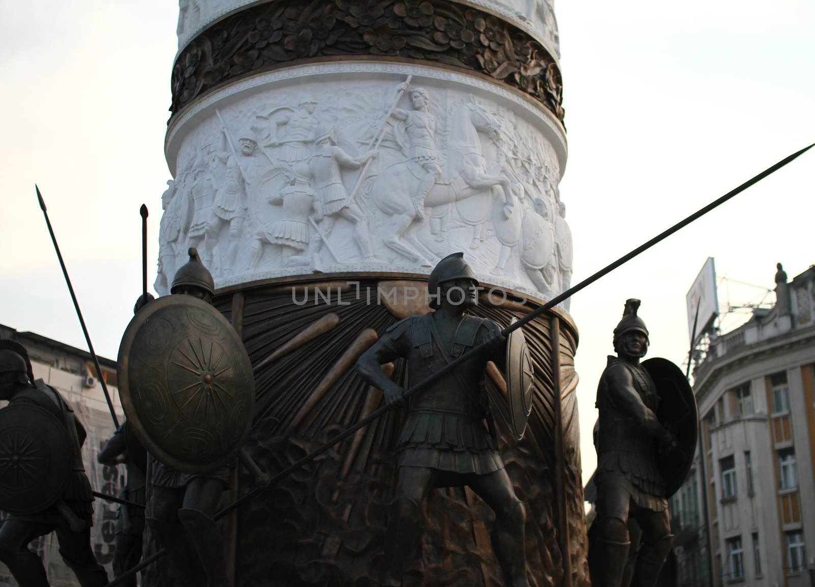 macedonia soldier monument in Skopje by alex_nako