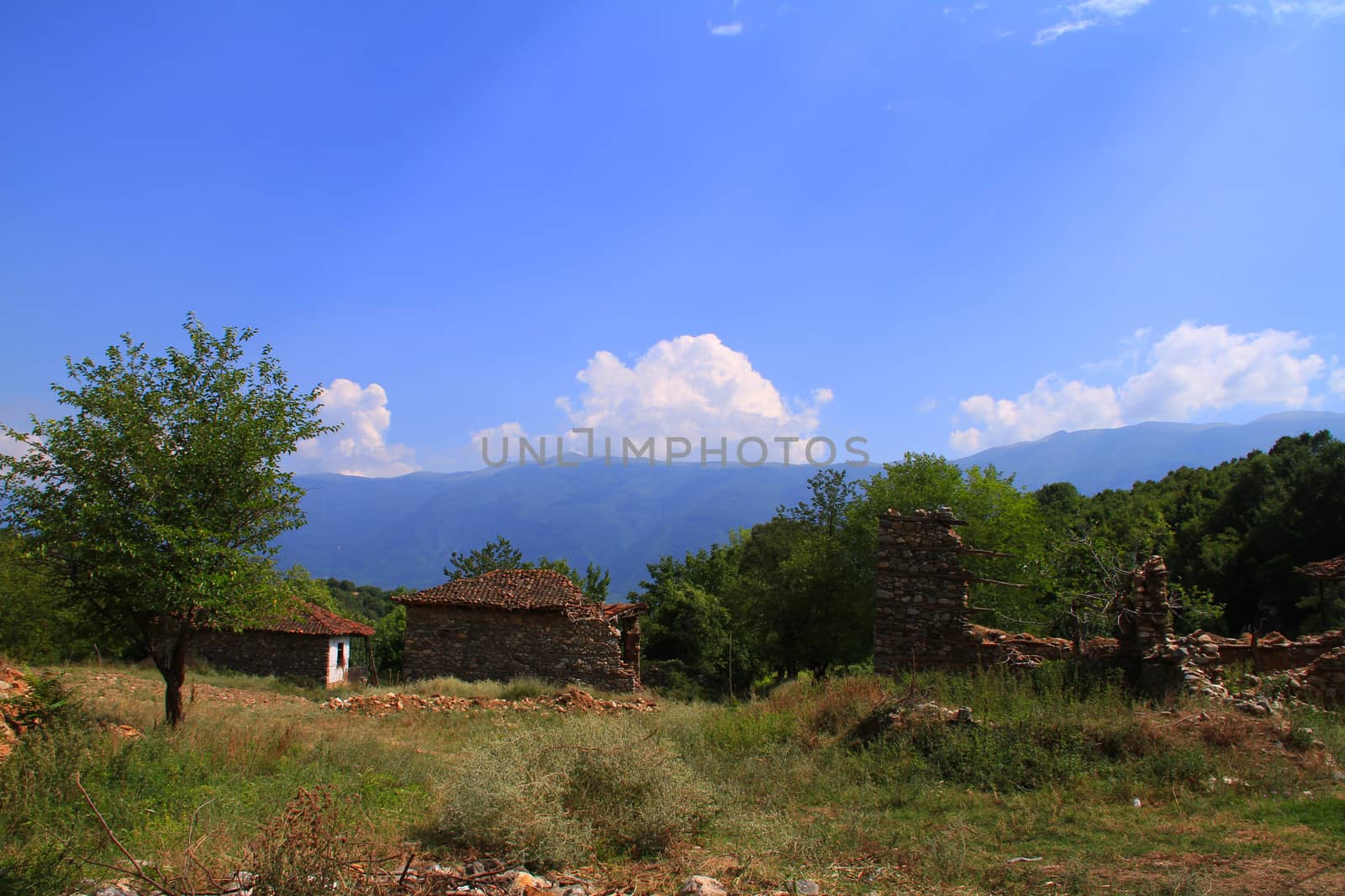 old village with houses by alex_nako