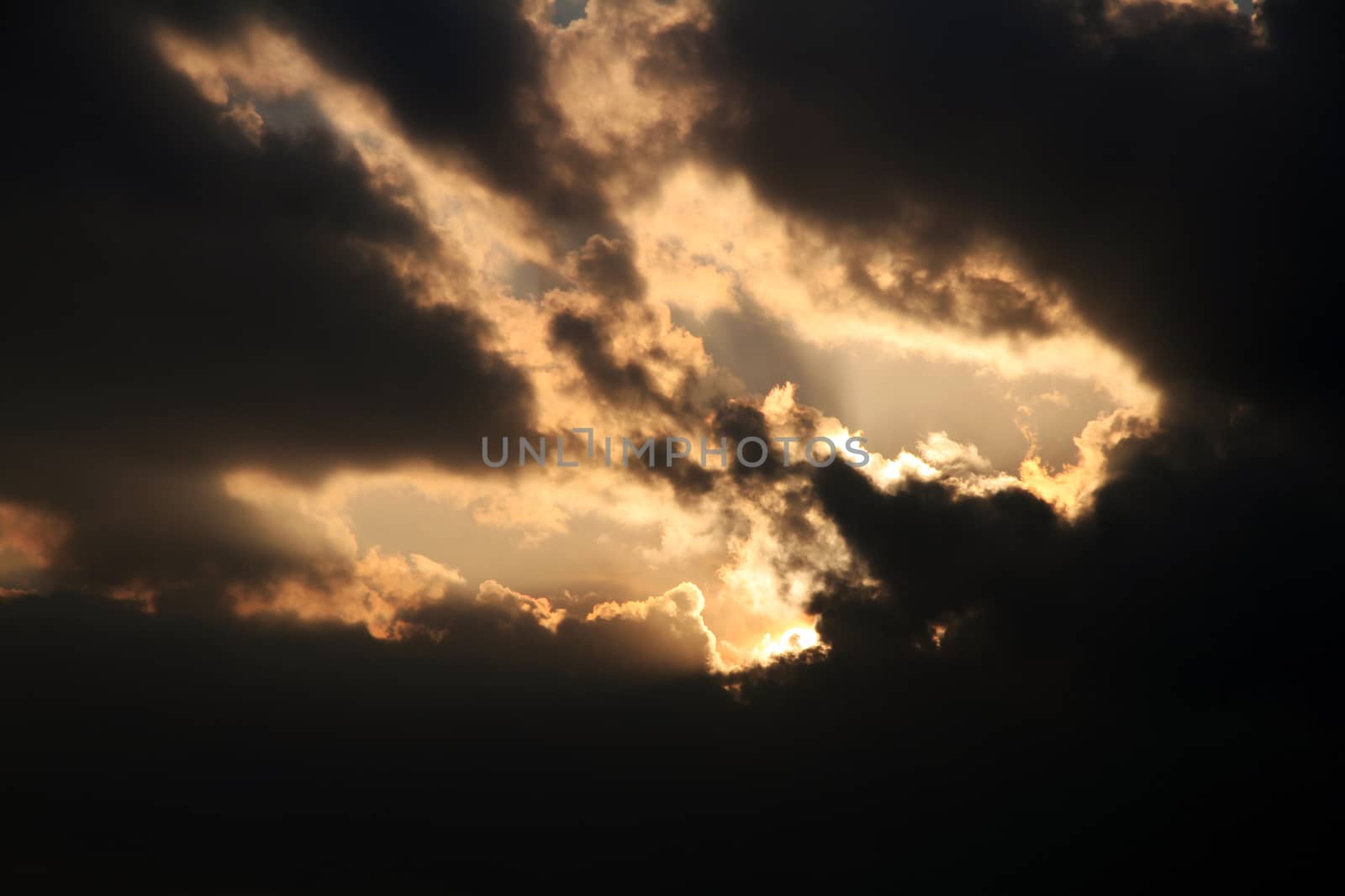 Red purple orange sunset sky landscape