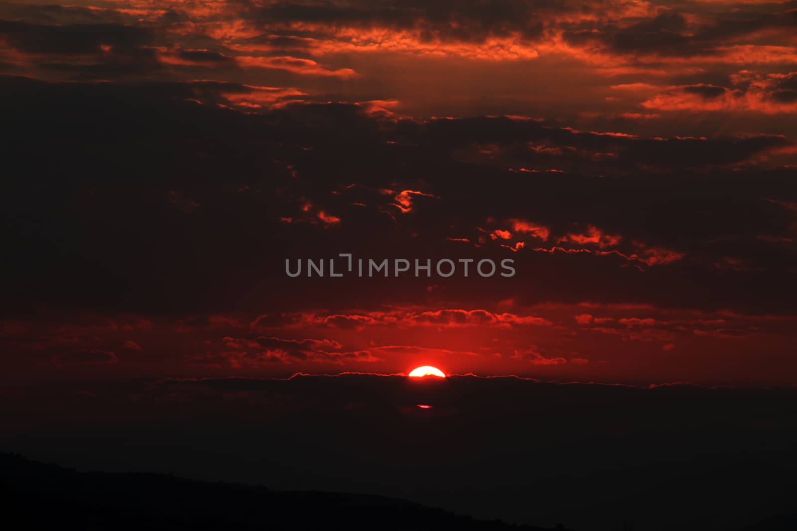 Red purple orange sunset sky by alex_nako