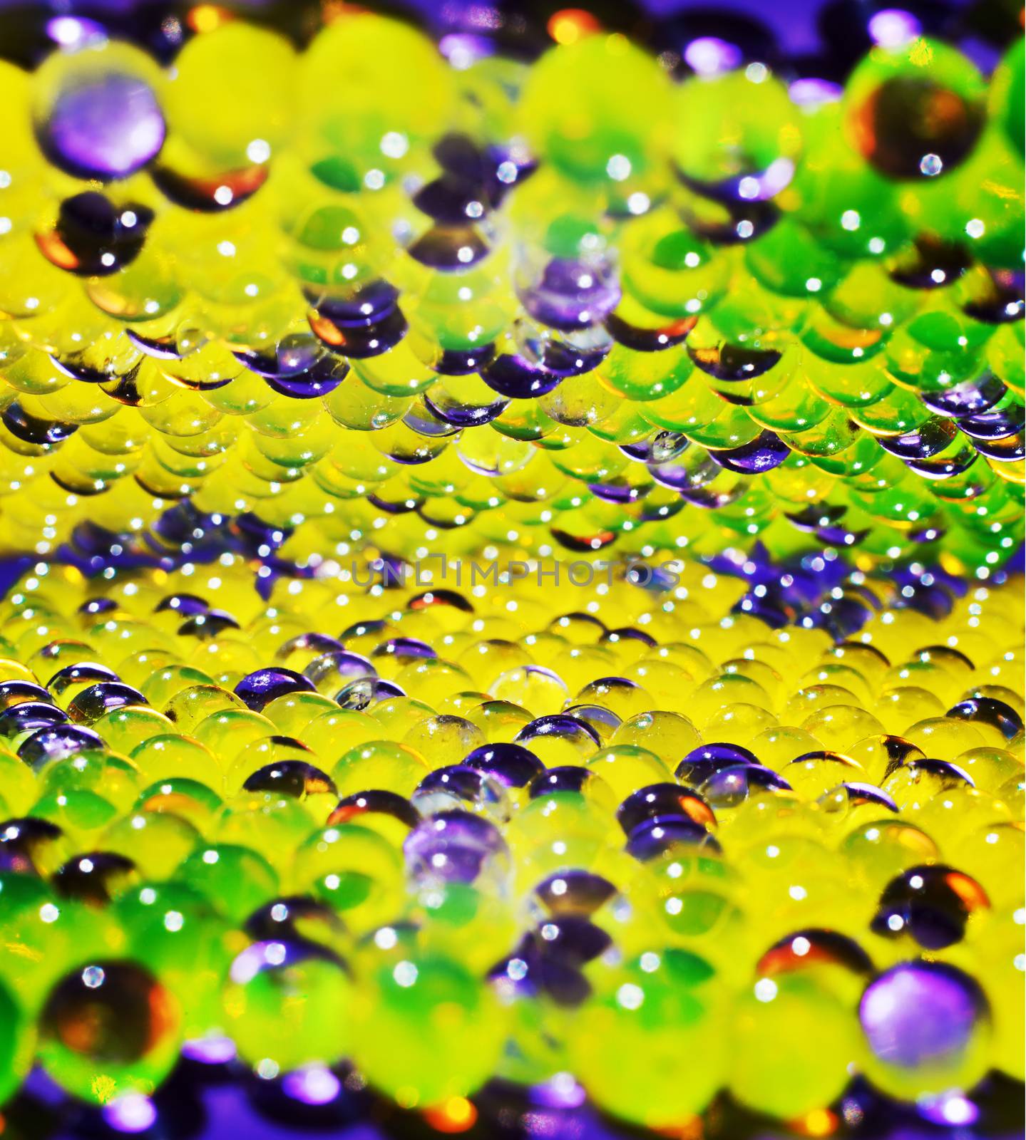 abstract background of bright colored balls