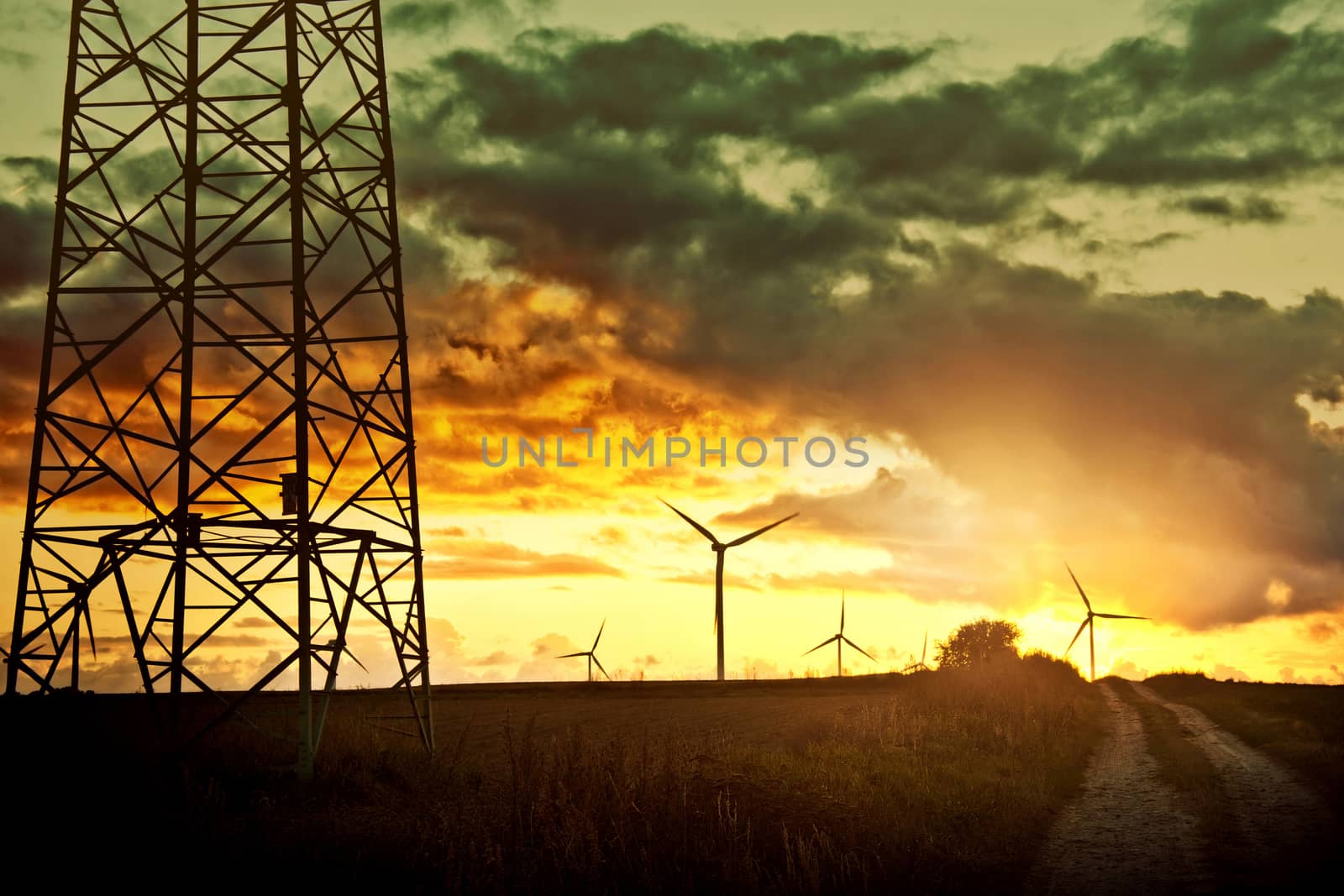 Windmills on the field. by satariel