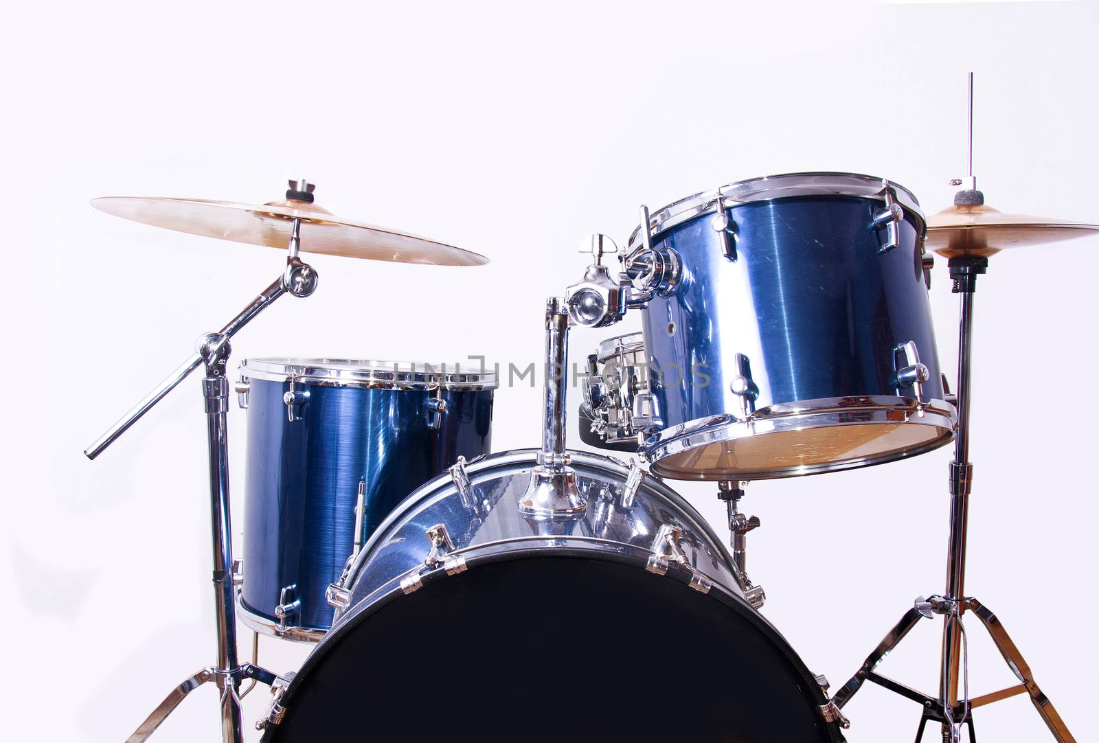 Drums over white background. by satariel