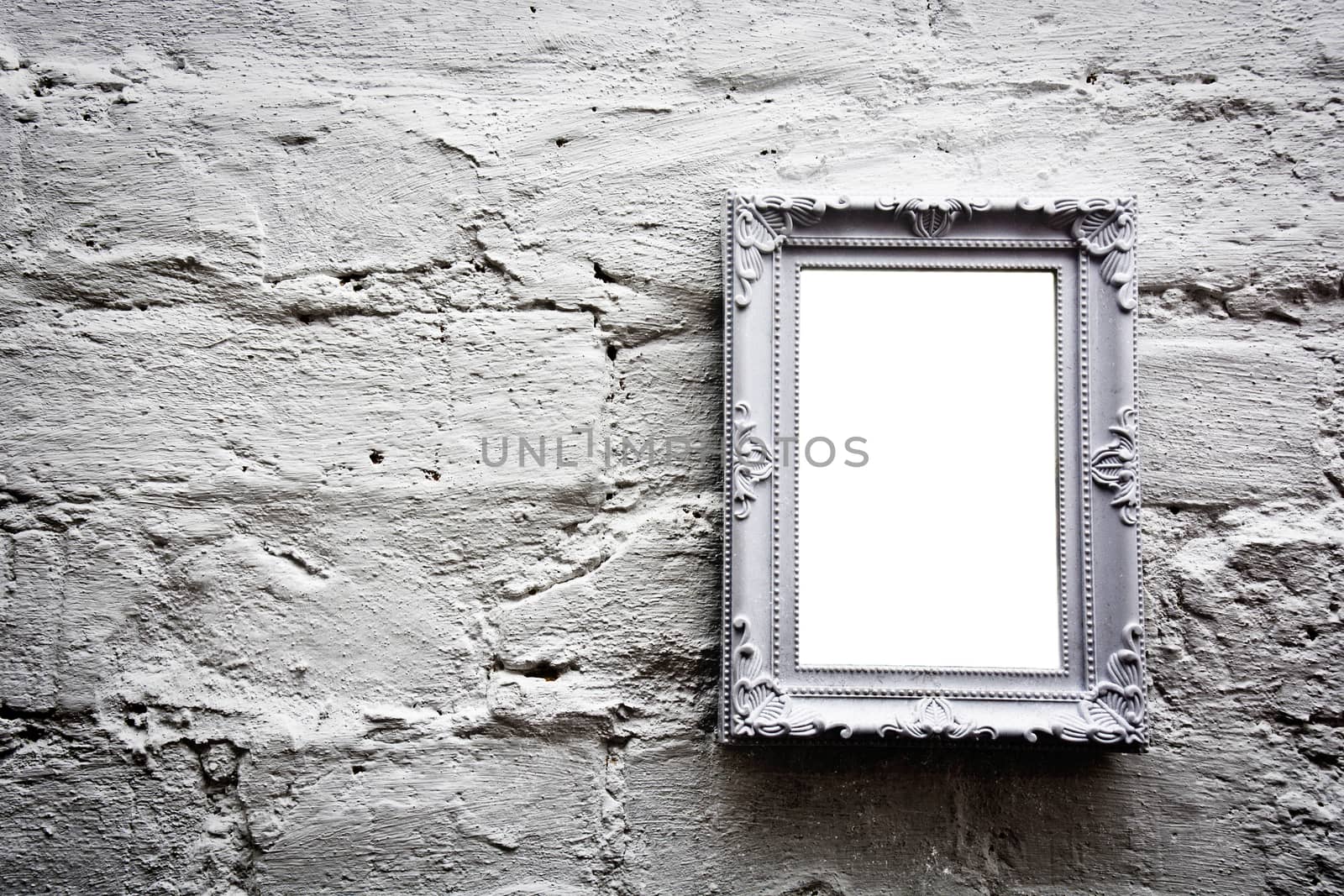 White empty frame with free copy space. by satariel