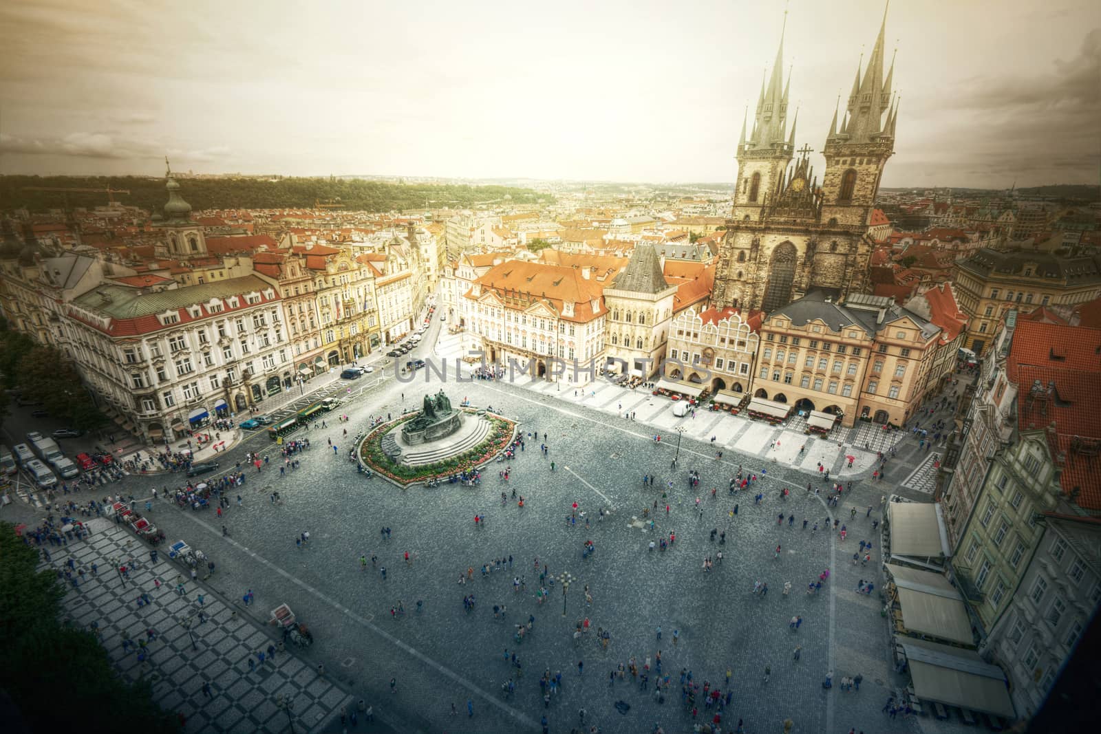 Old Town square in Prague. by satariel
