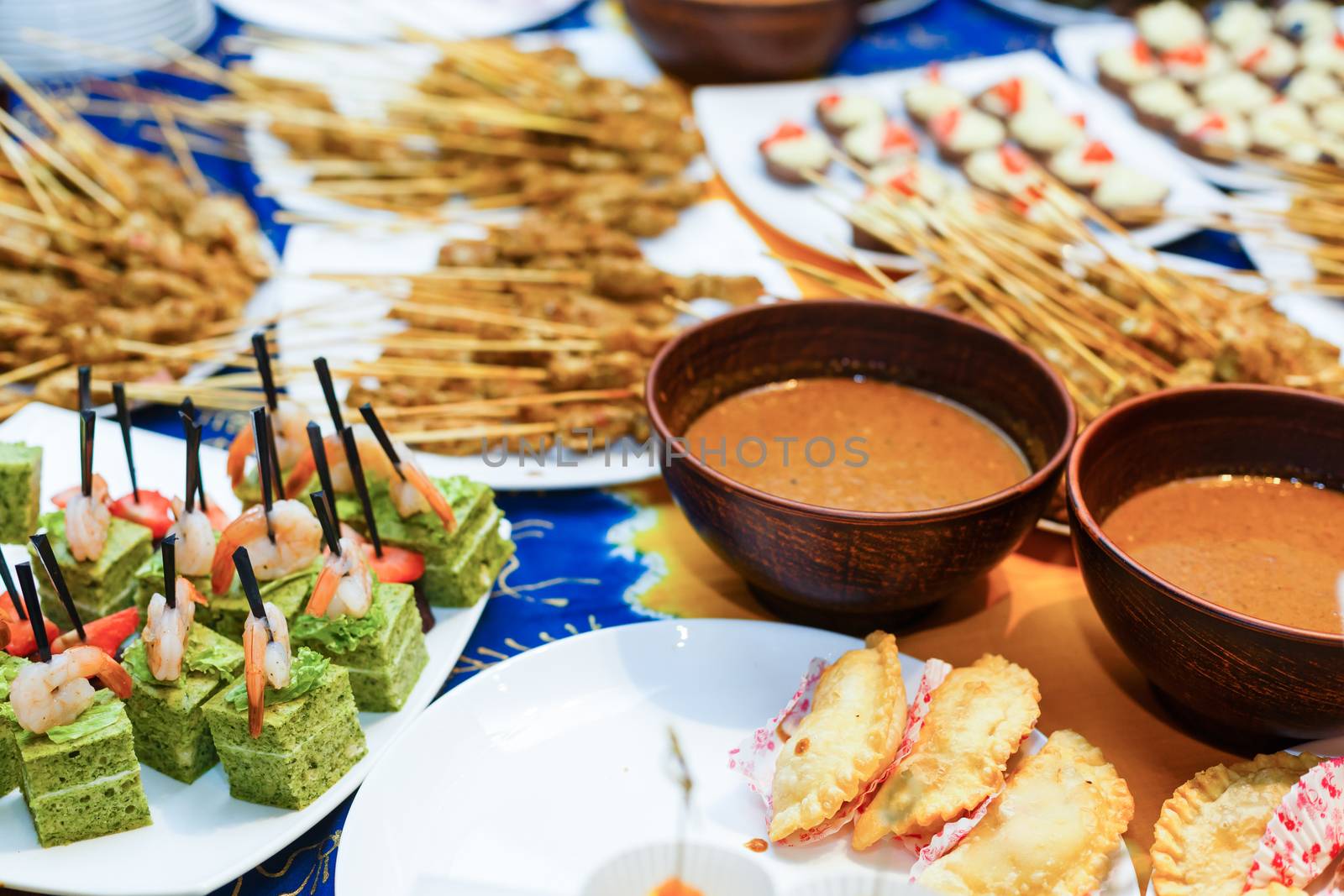 A plate of food on a table. High quality photo