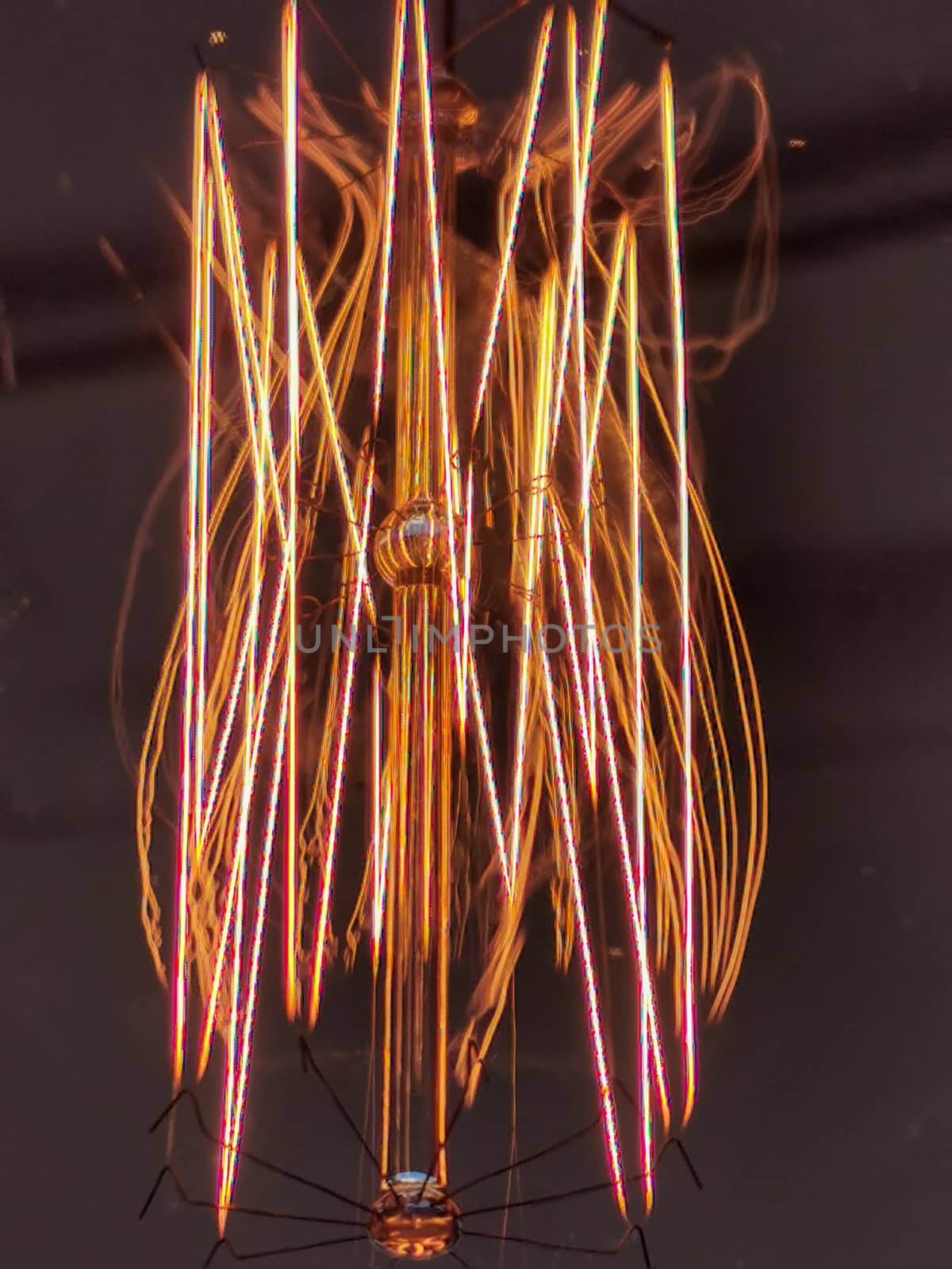 Amazing spiral electric current inside a retro crystal clear lig by sonandonures