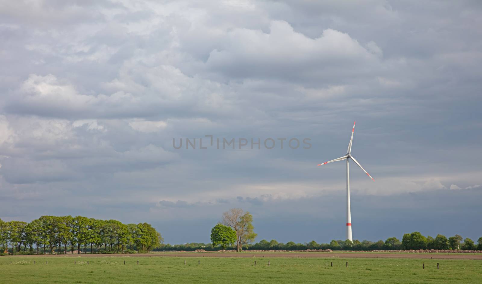Wind turbine in Germany, providing clean energy